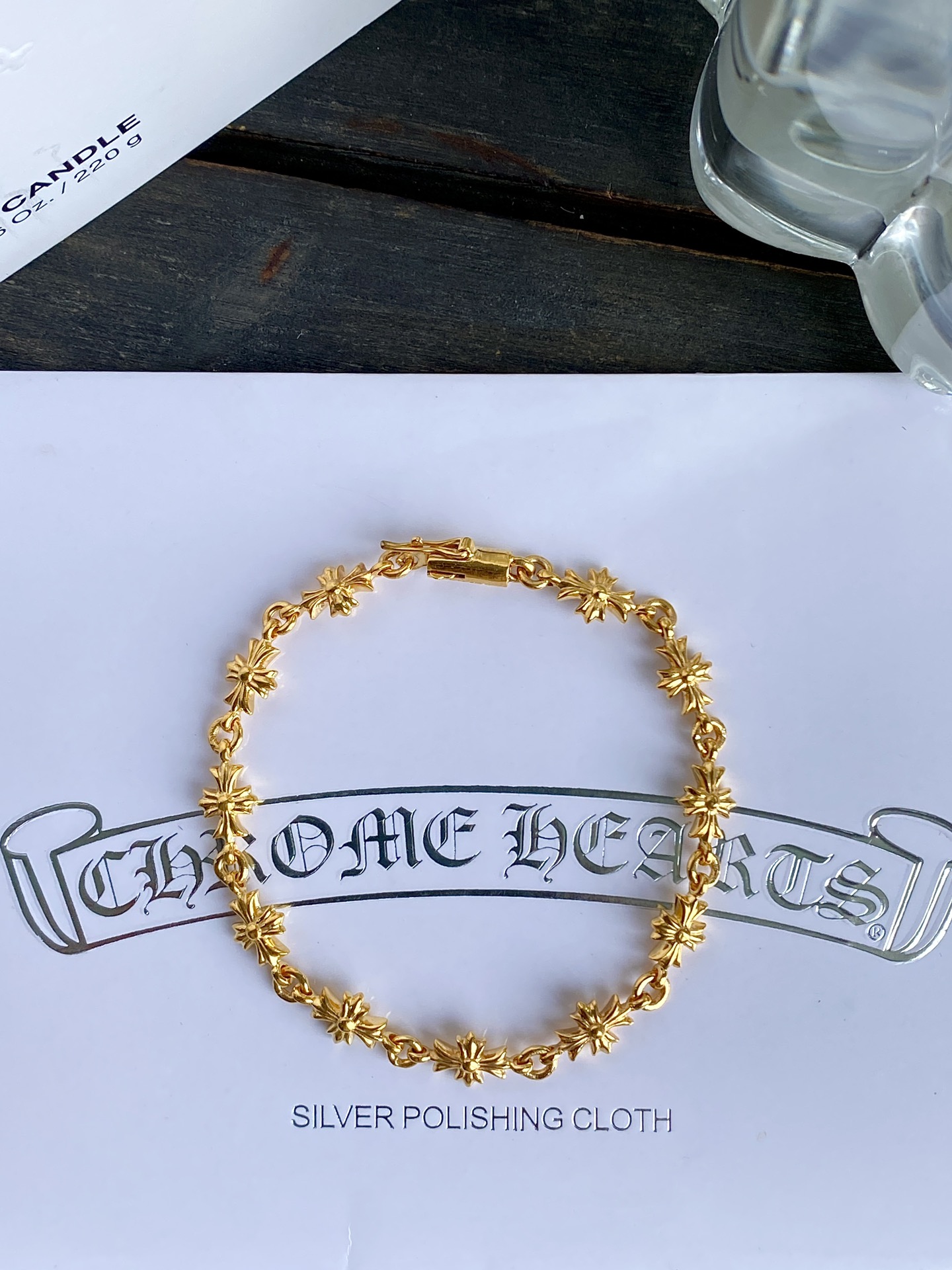 Gold-plated diamond-set custom, 22k real gold custom, bracelet & bangle