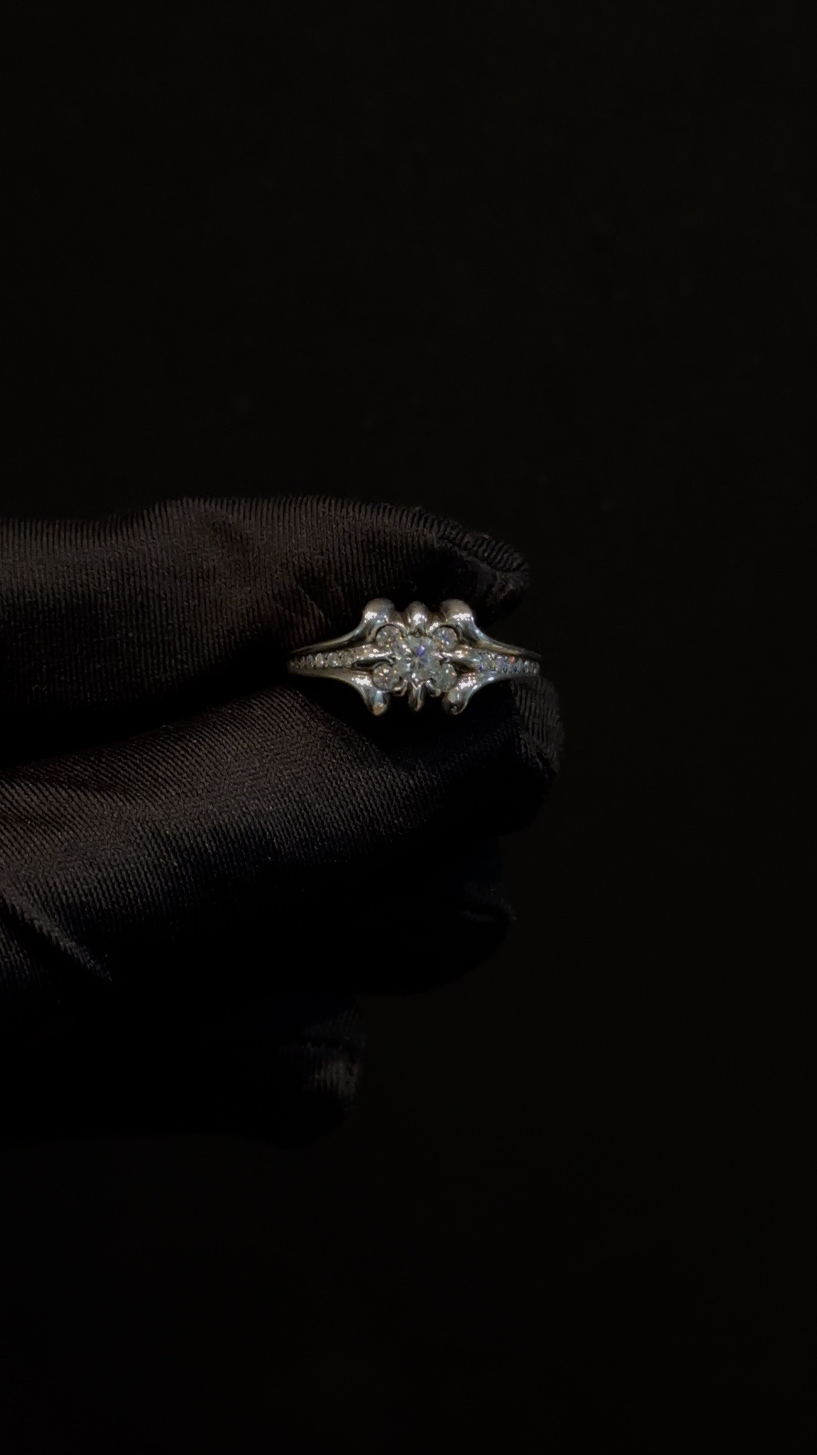 Rings, 925 silver with diamond customization