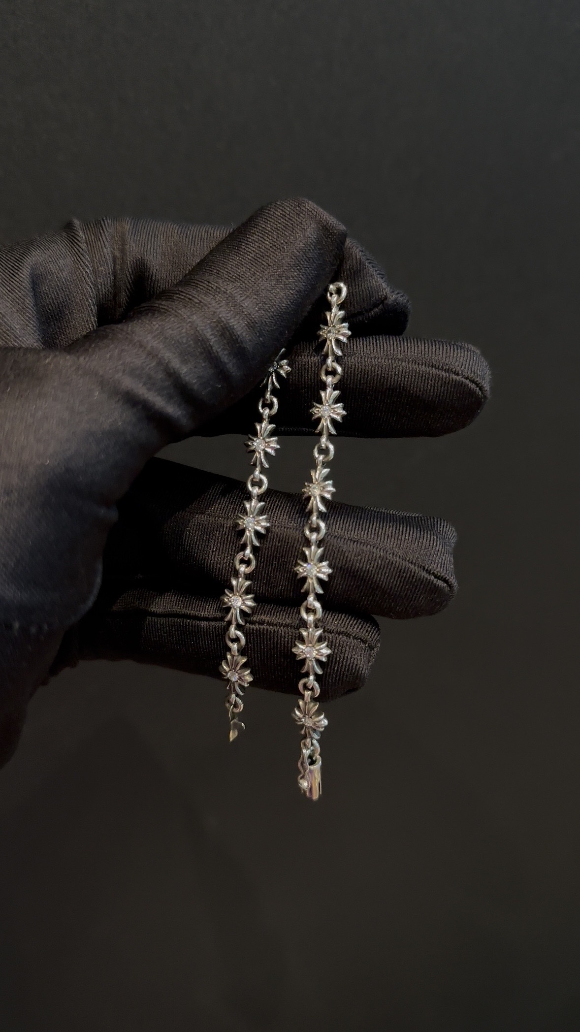 Bracelets and bangles, 925 silver with diamond customization