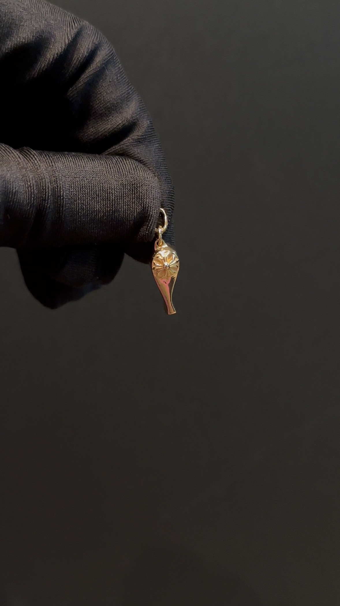 Custom Gold-Plated Diamond Setting, Necklace Pendant