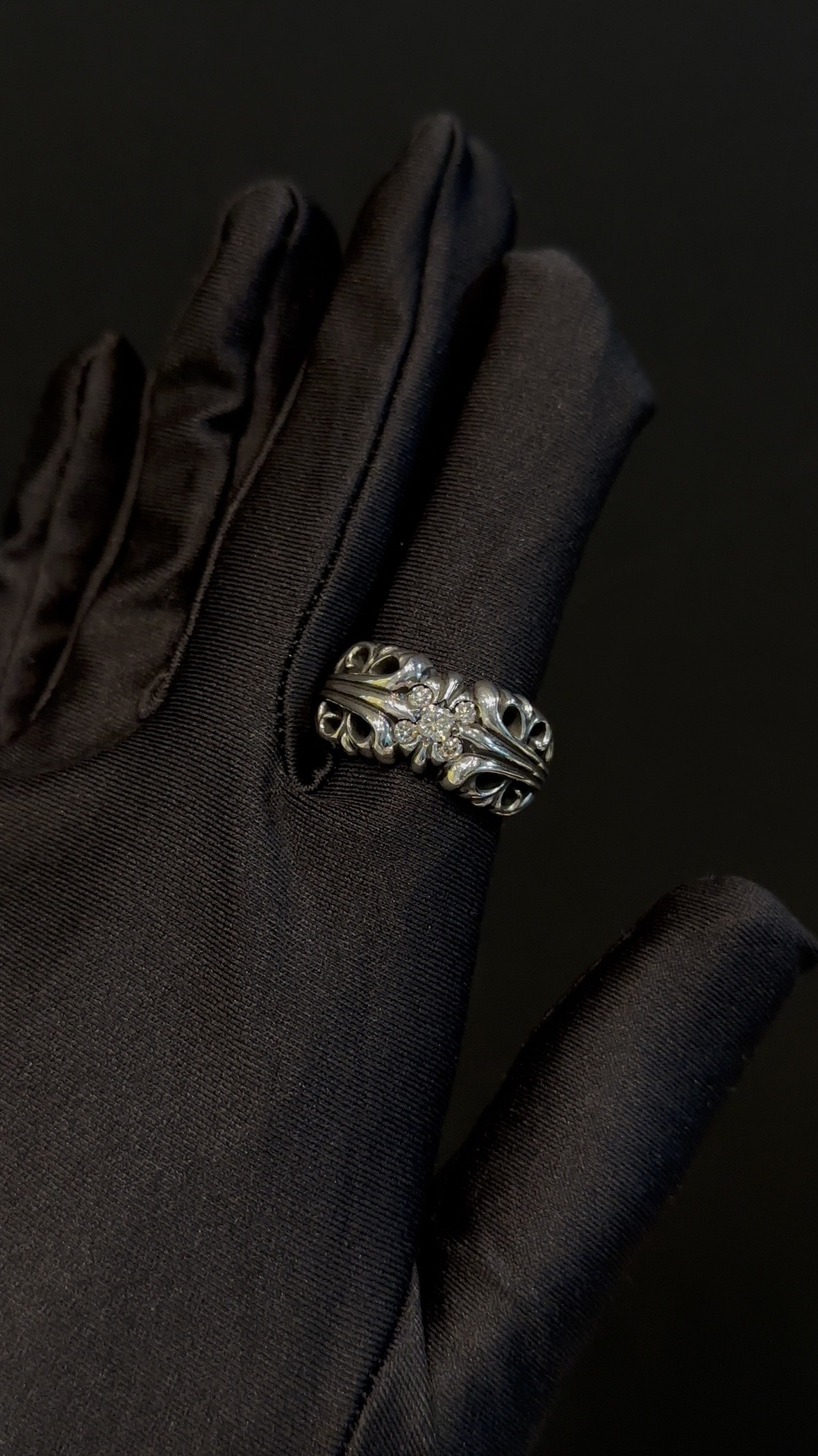 Rings, 925 silver with diamond customization