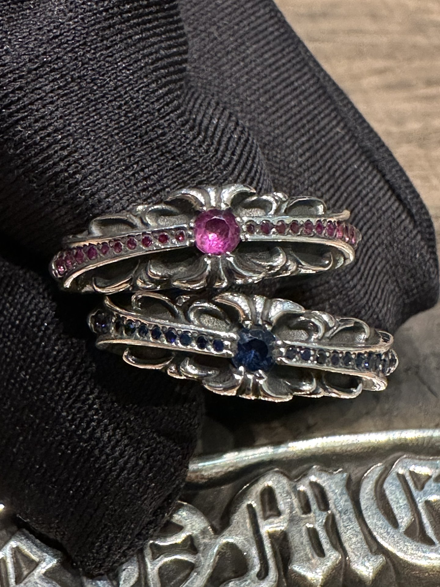 Rings, 925 silver with diamond customization