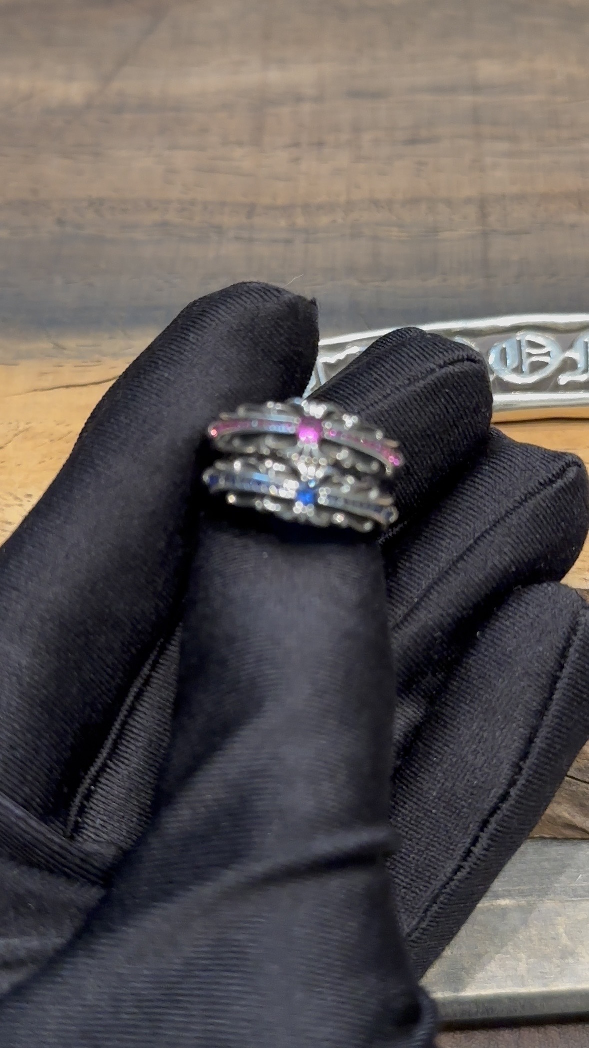 Rings, 925 silver with diamond customization