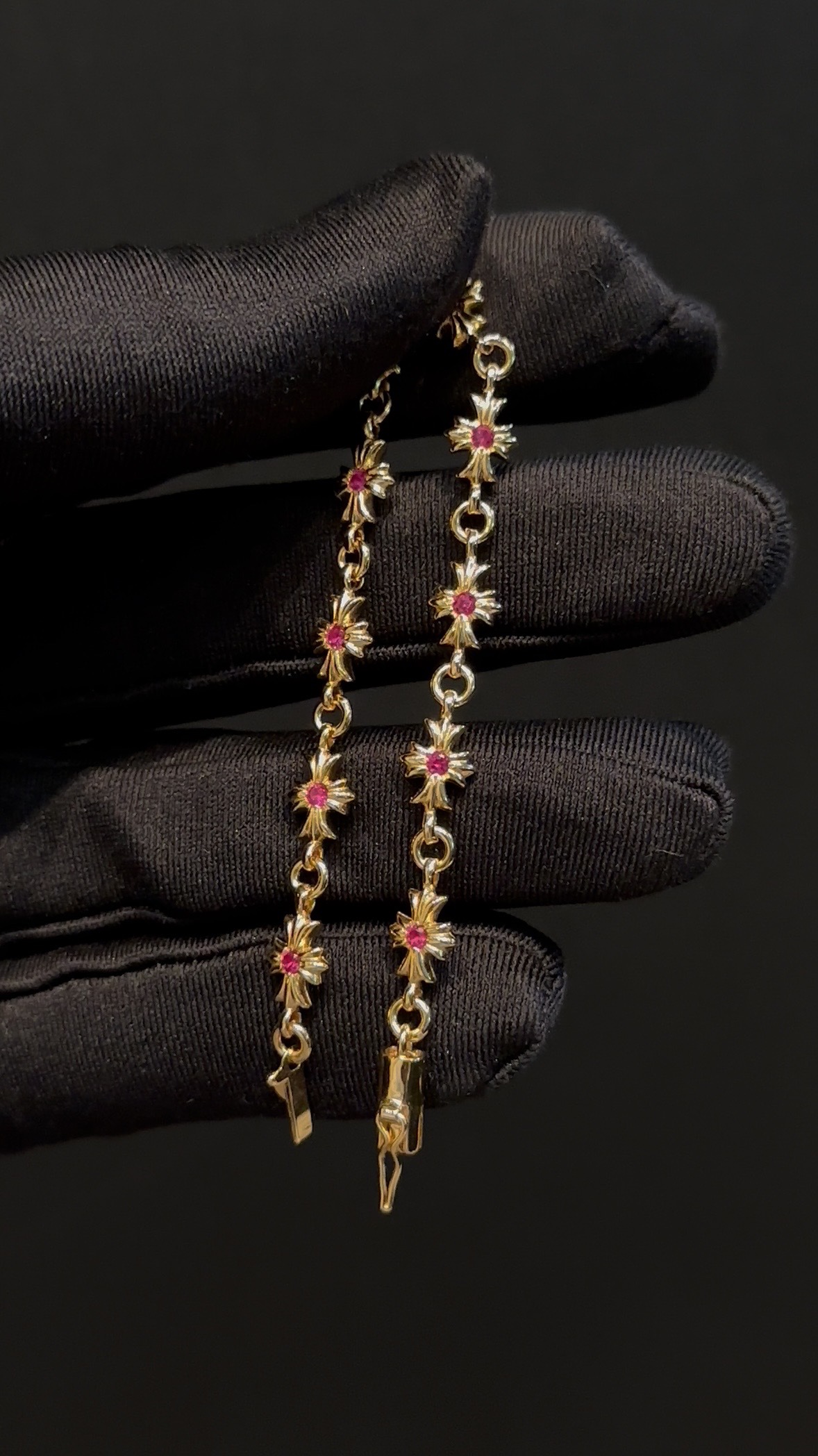 Custom Gold-Plated Diamond Setting, Bracelet Bangle