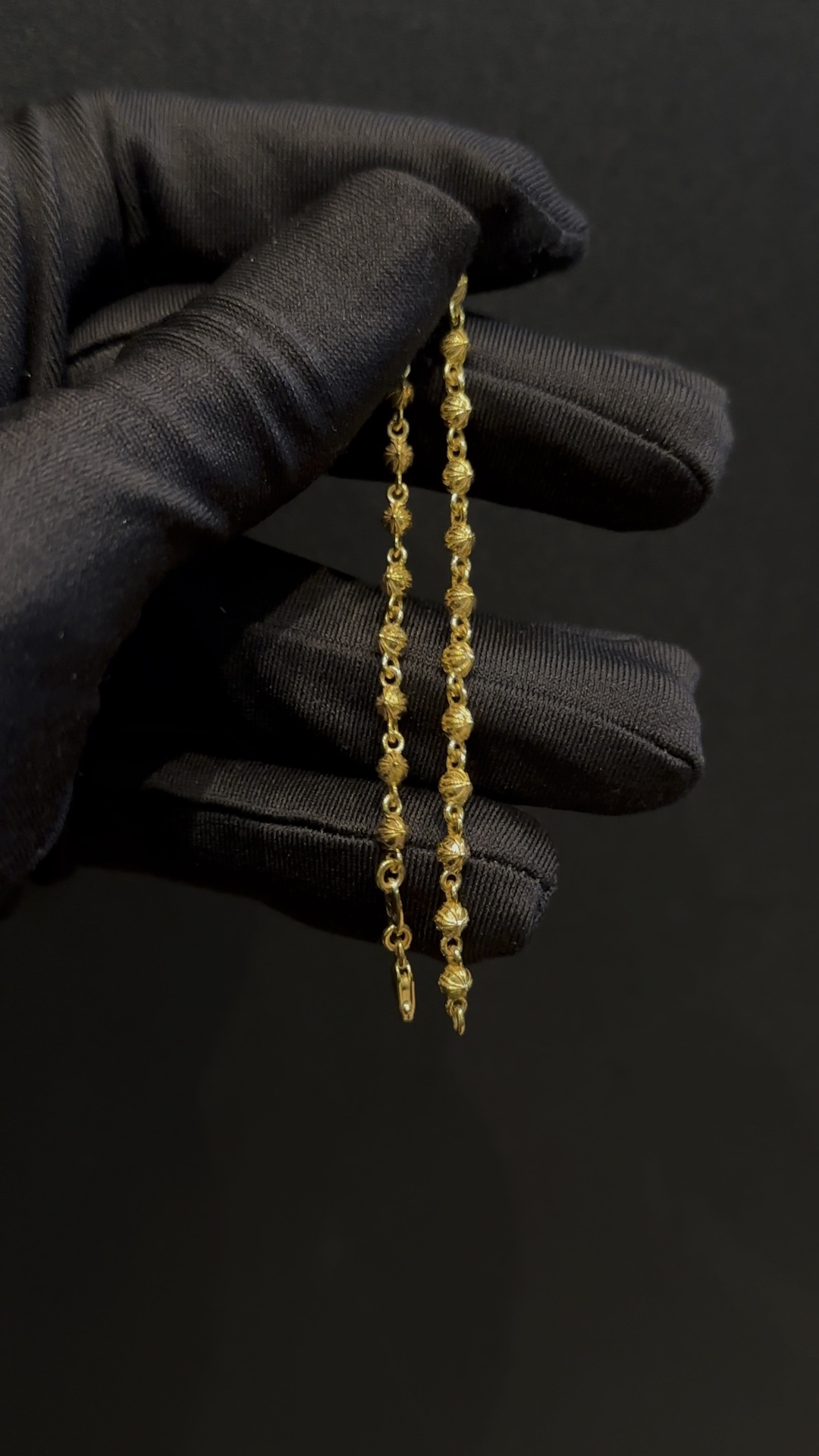 Gold-plated diamond-set custom, 22k real gold custom, bracelet & bangle