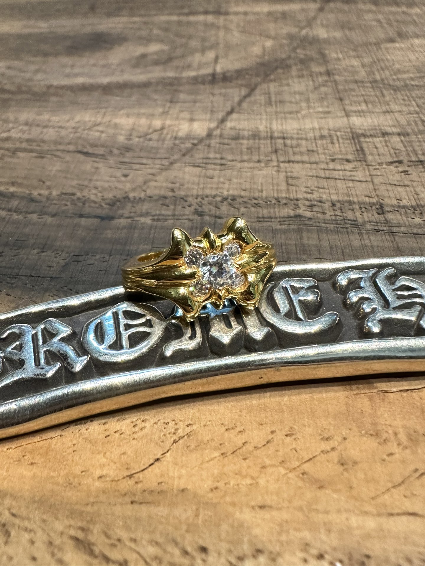 Custom order real shot, ring, gold-plated diamond-set custom, 22k real gold custom, bracelet and bangle