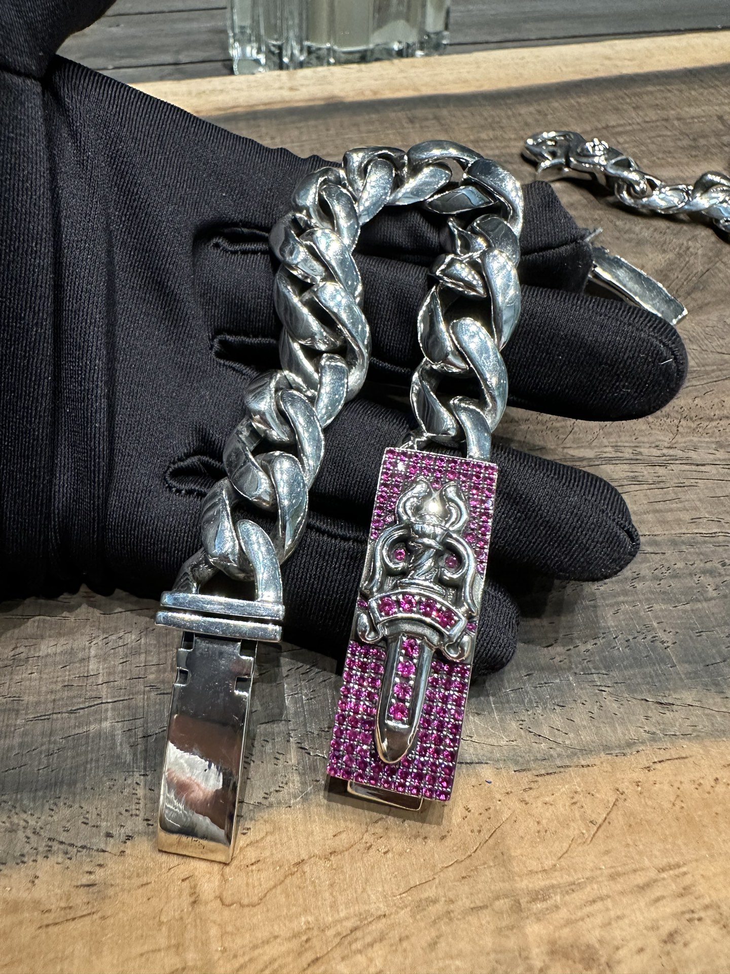 Bracelets and bangles, 925 silver with diamond customization