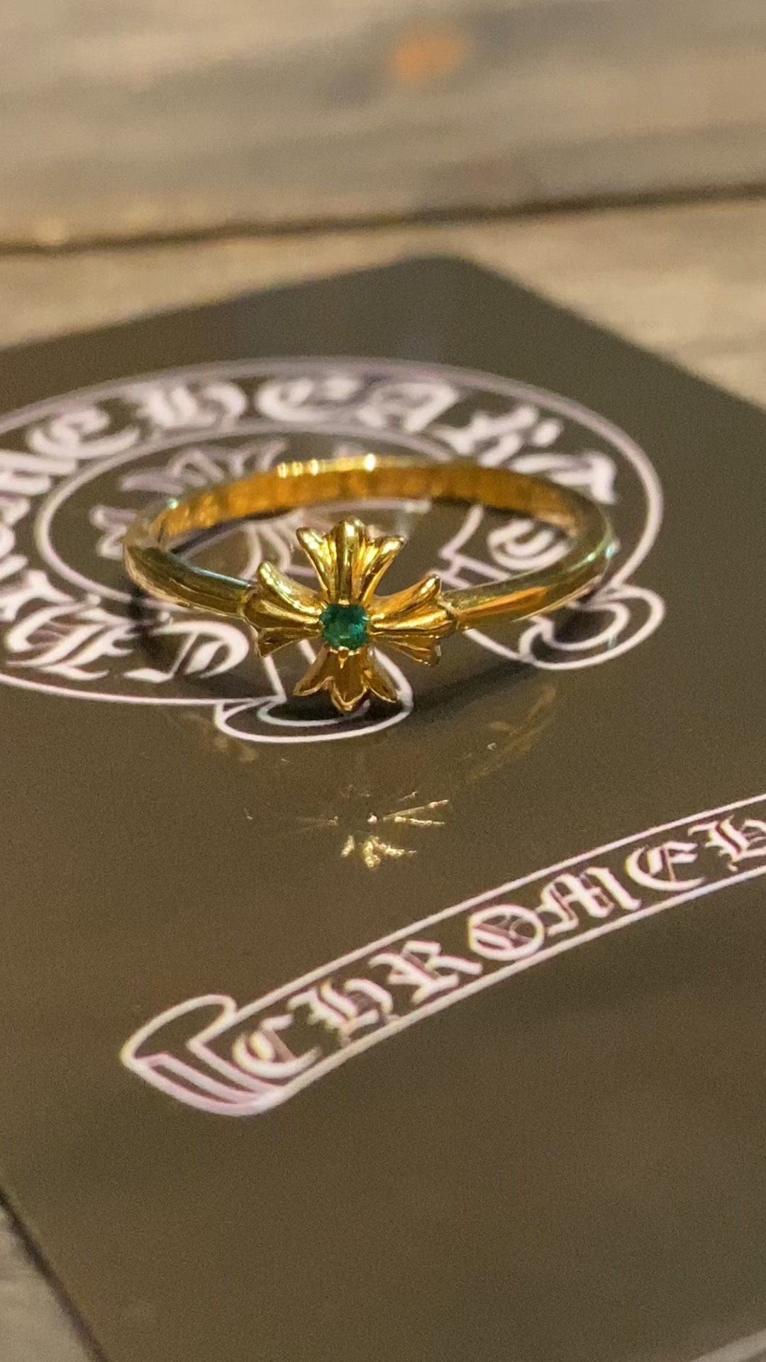 Ring, Gold-Plated Diamond Custom, Custom 22k Solid Gold