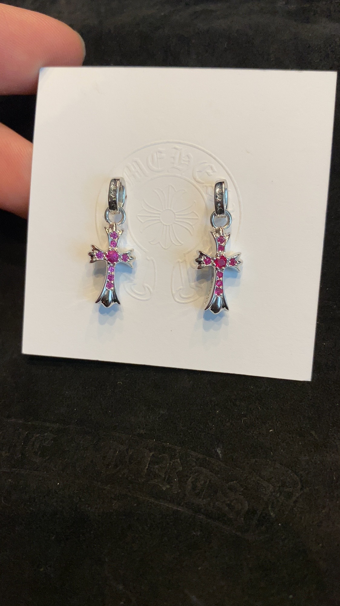 Earrings, Gold-Plated Diamond Custom