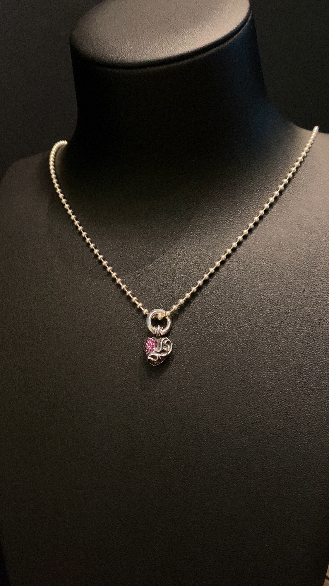 Necklace Pendant, 925 Silver Diamond Custom