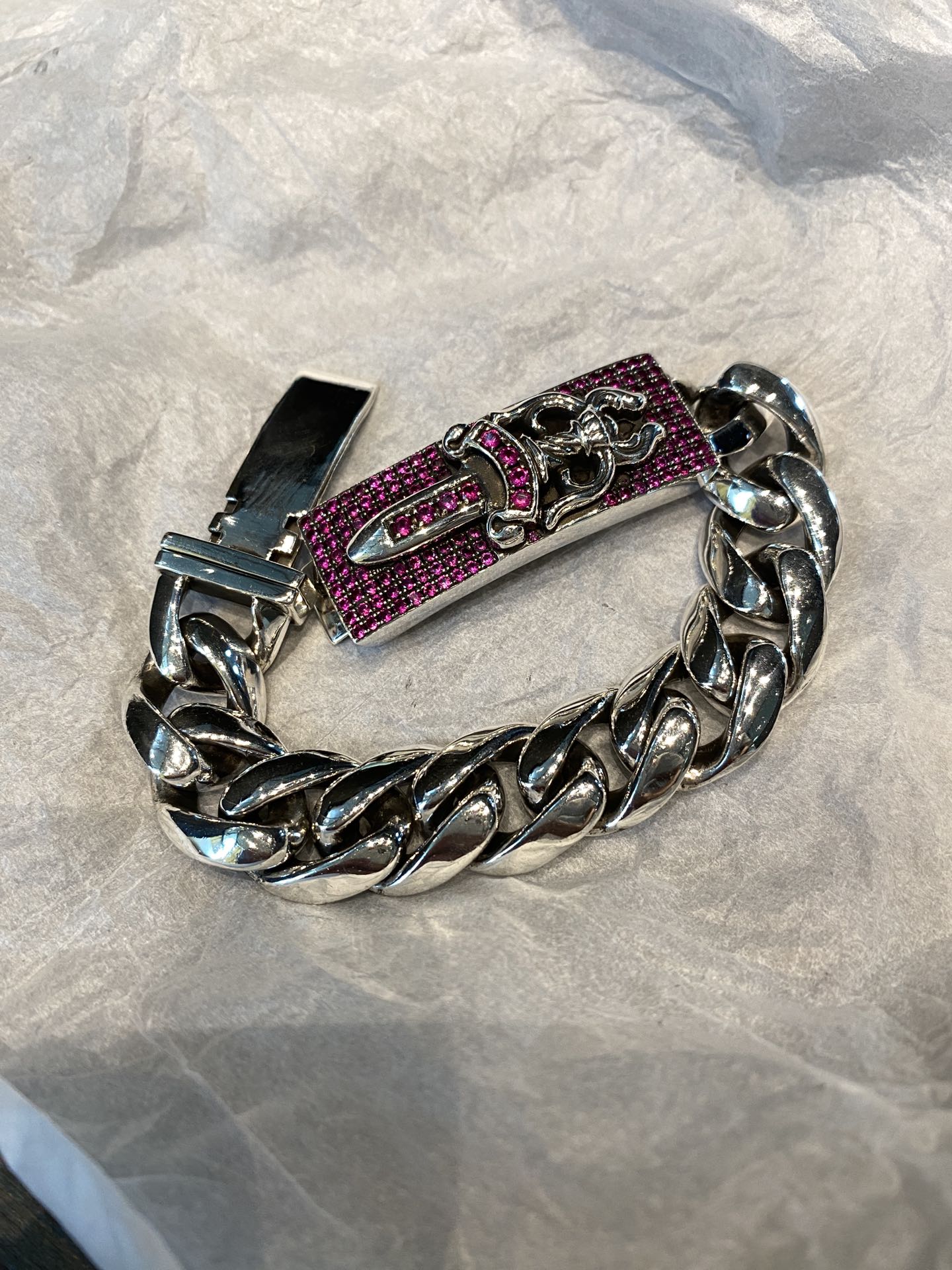 Bracelets and bangles, 925 silver with diamond customization