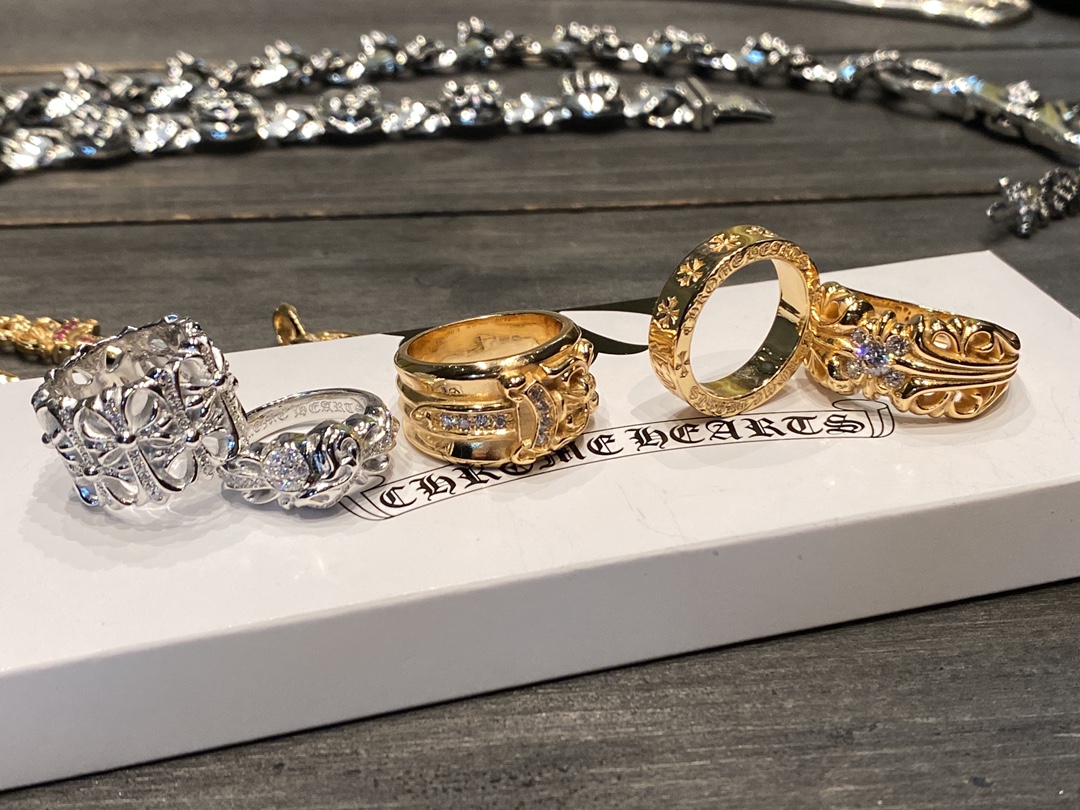 Ring, Custom Gold-Plated Diamond Setting