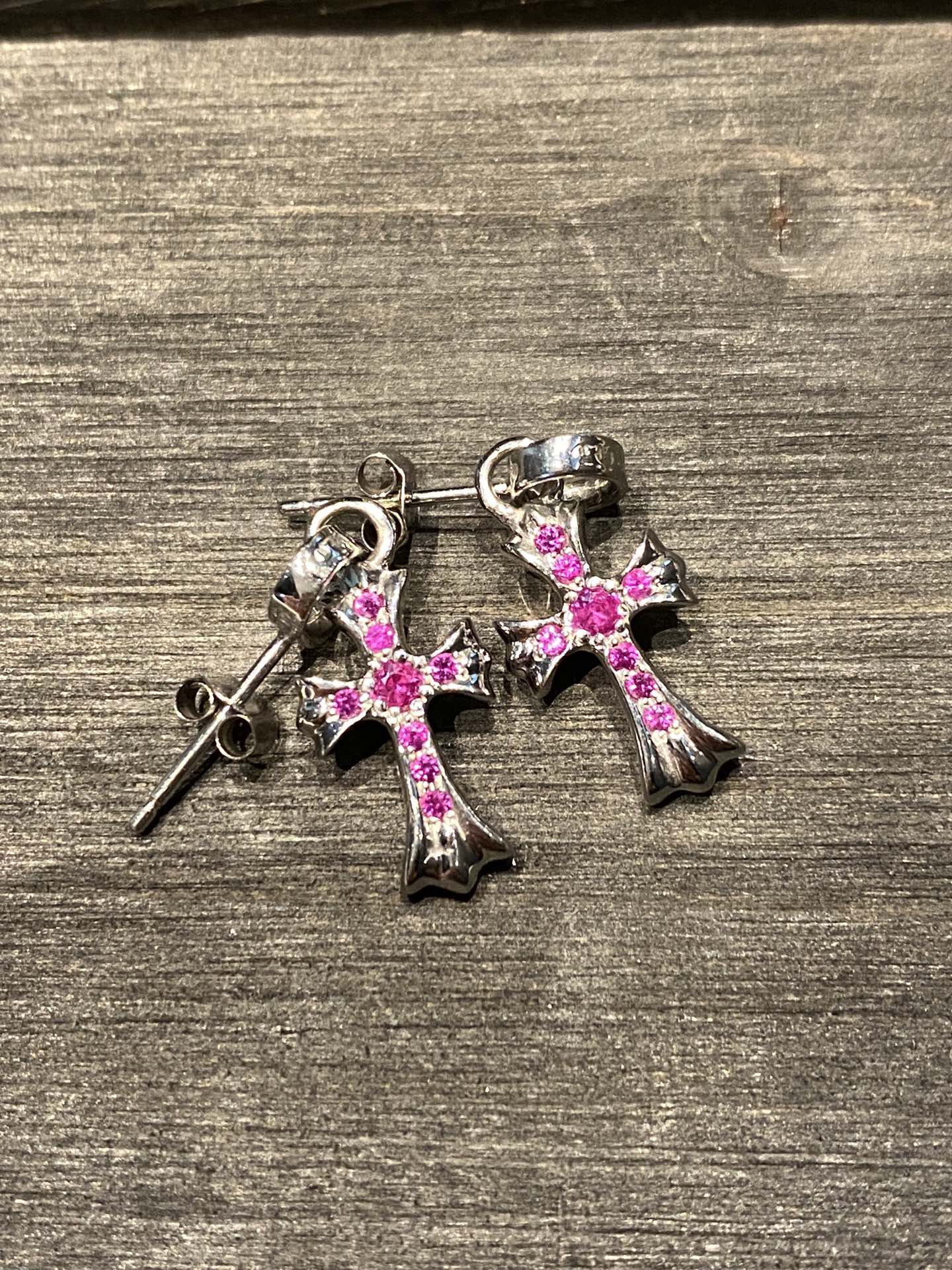 Earrings, Gold-Plated Diamond Custom