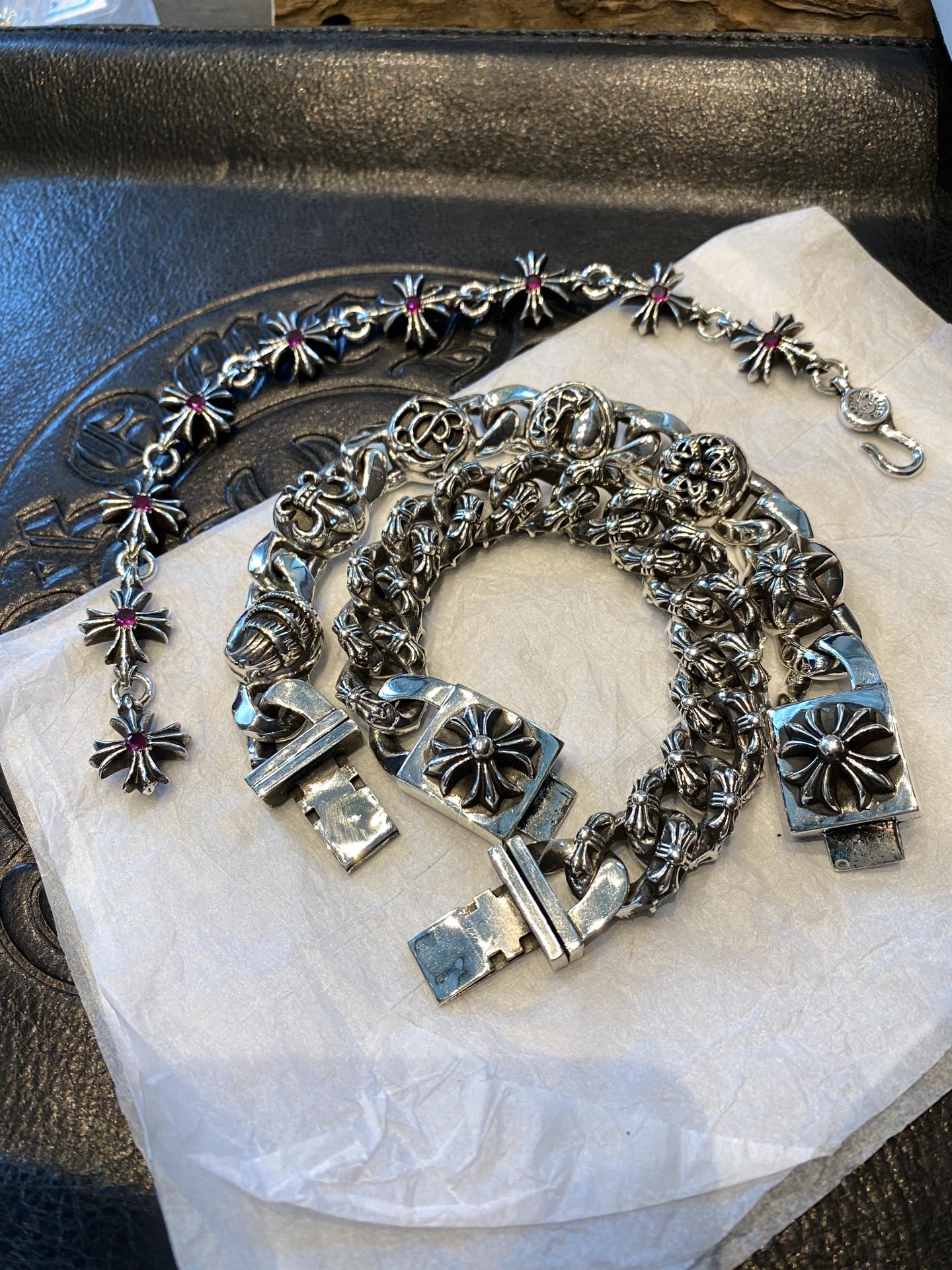 Bracelets and bangles, 925 silver with diamond customization
