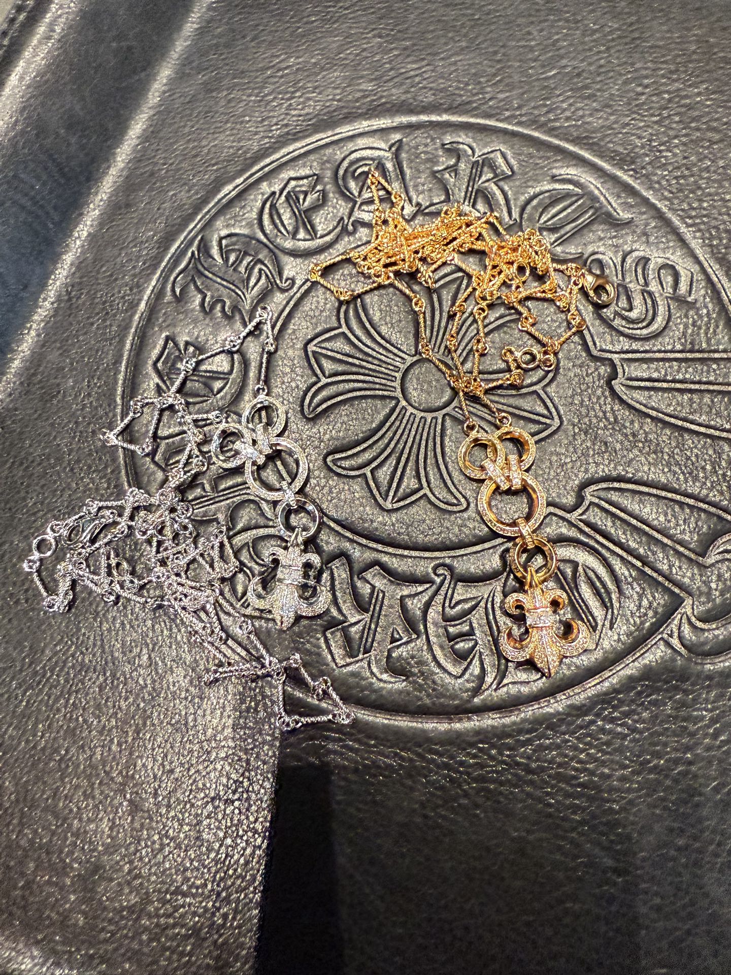 Custom Gold-Plated Diamond Setting, Necklace Pendant