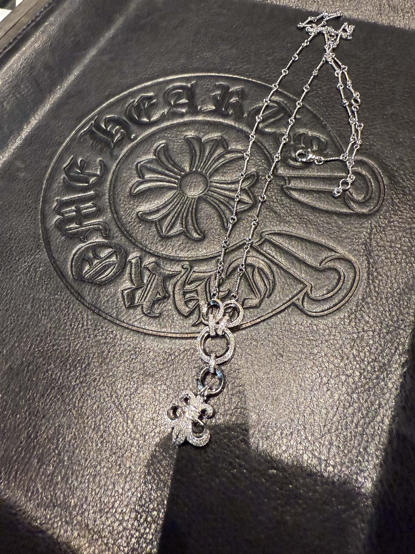 Custom Gold-Plated Diamond Setting, Necklace Pendant