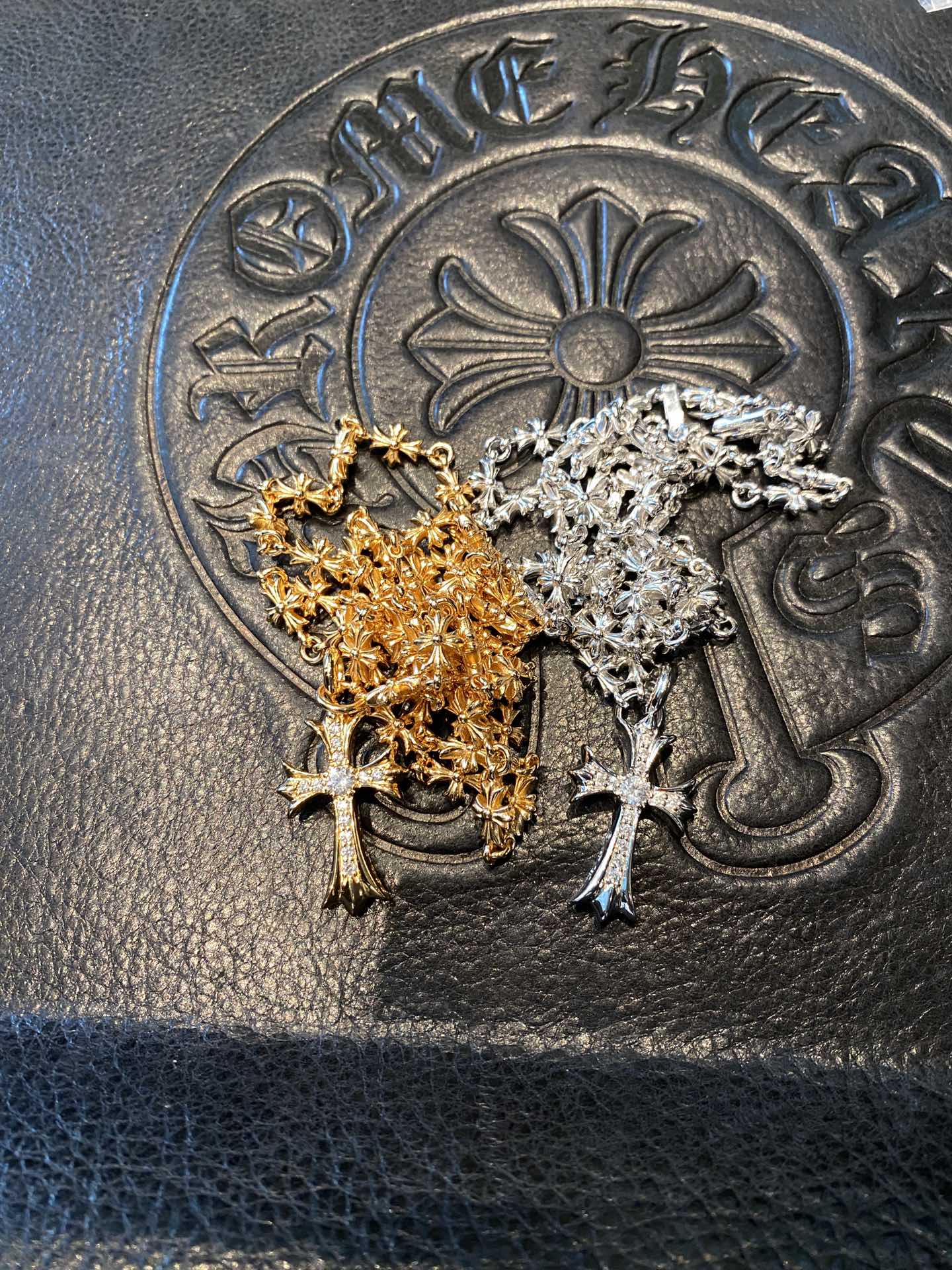 Custom Gold-Plated Diamond Setting, Necklace Pendant
