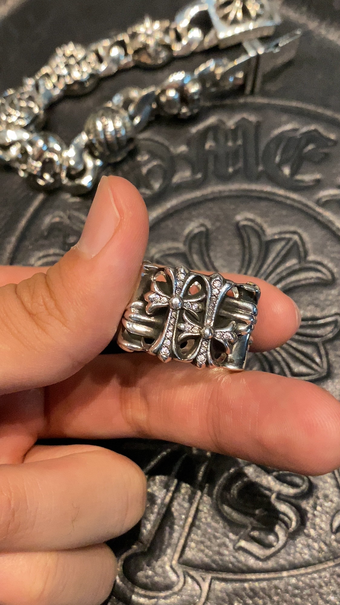 Rings, 925 silver with diamond customization