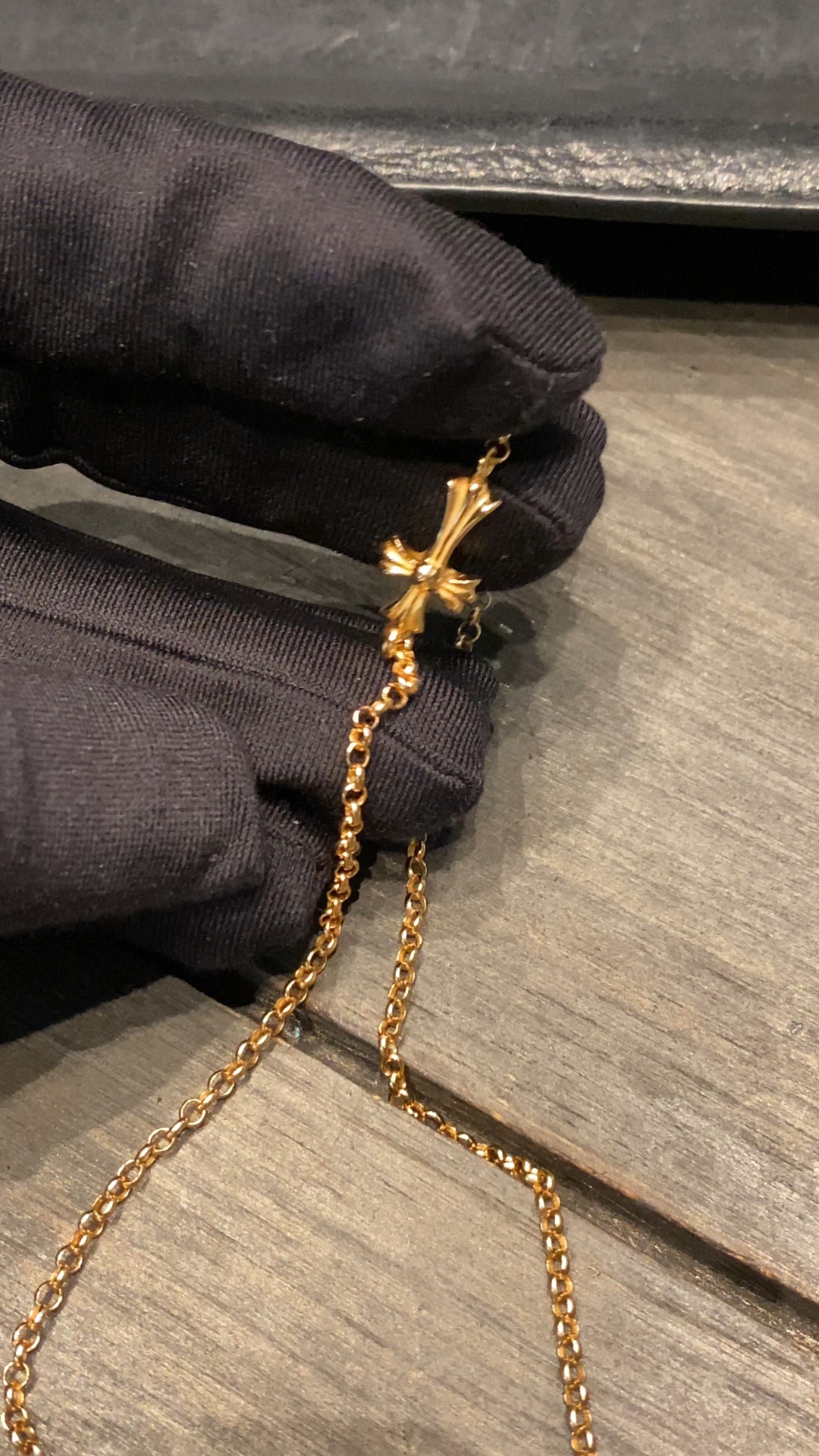 Custom Gold-Plated Diamond Setting, Necklace Pendant