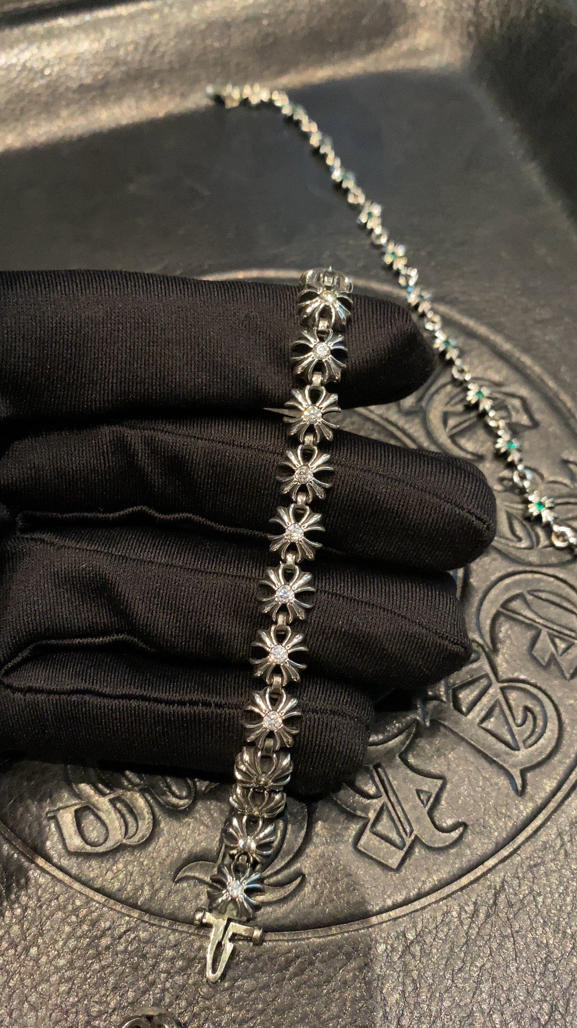 Bracelets and bangles, 925 silver with diamond customization