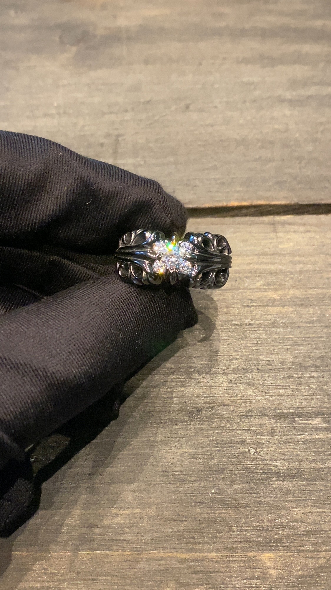 Rings, 925 silver with diamond customization