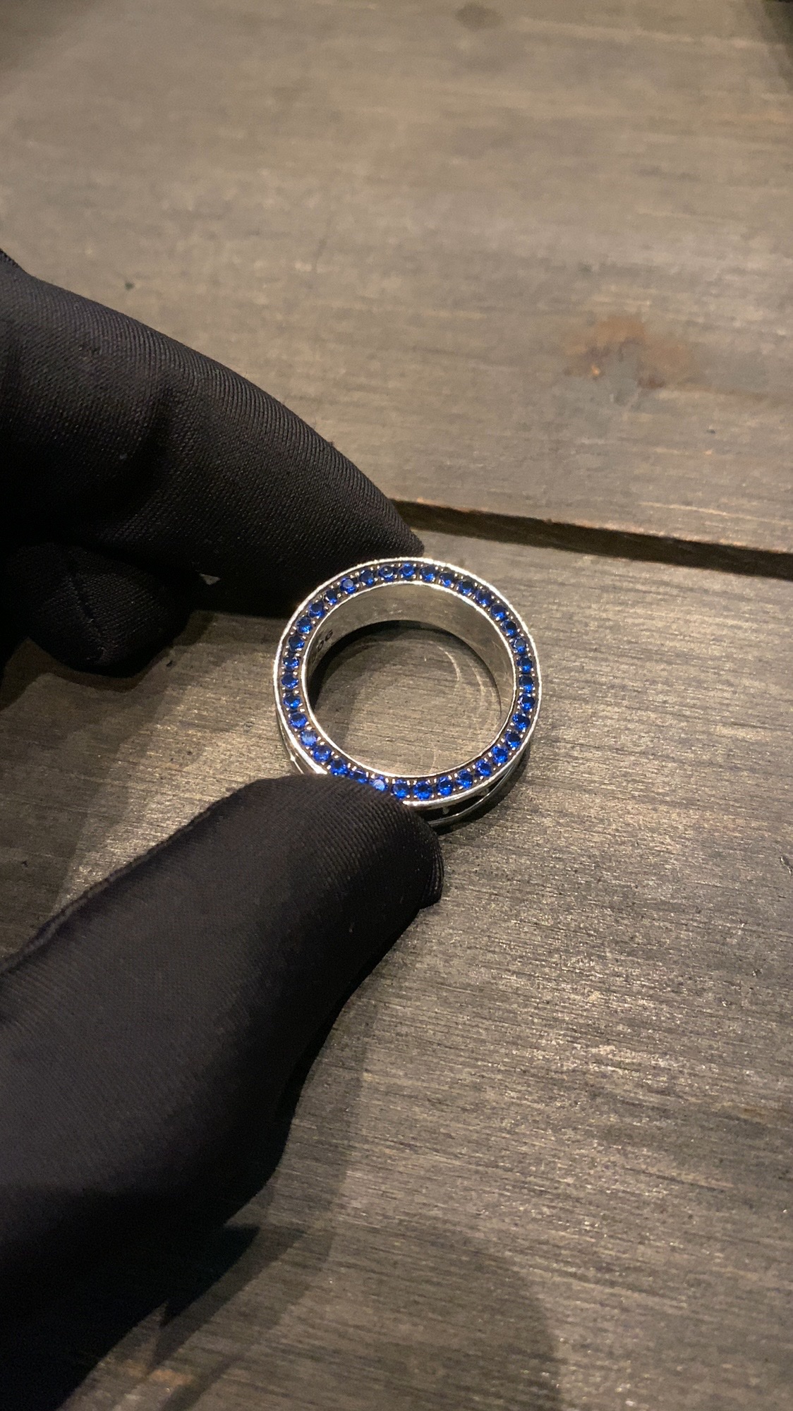 Rings, 925 silver with diamond customization