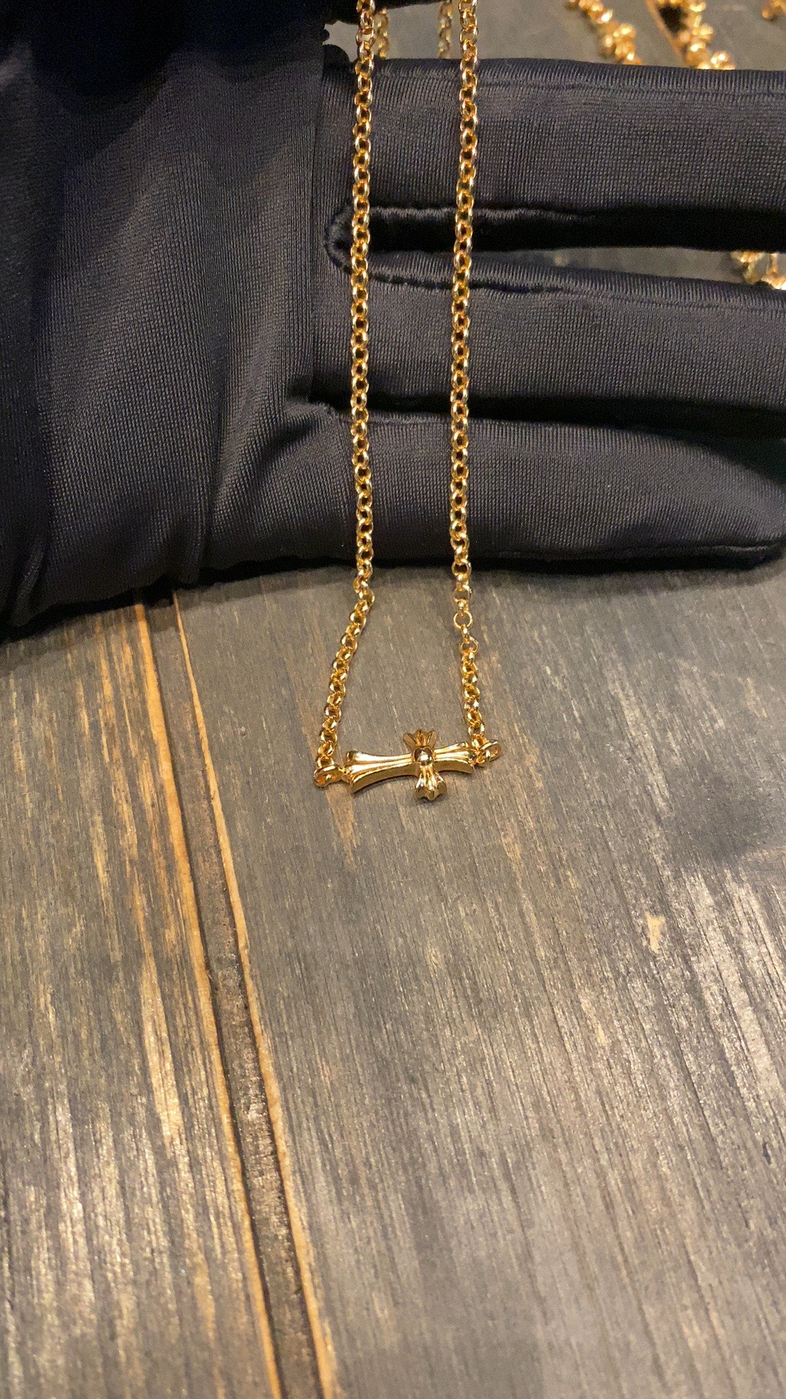 Custom Gold-Plated Diamond Setting, Necklace Pendant