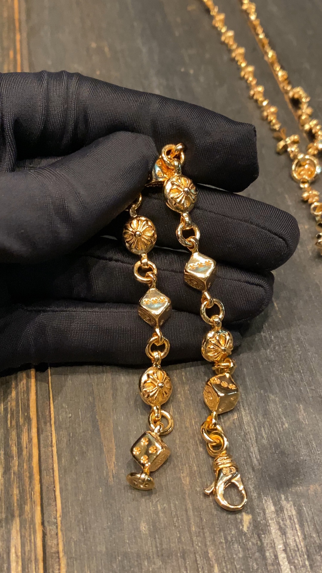 Custom Gold-Plated Diamond Setting, Bracelet Bangle
