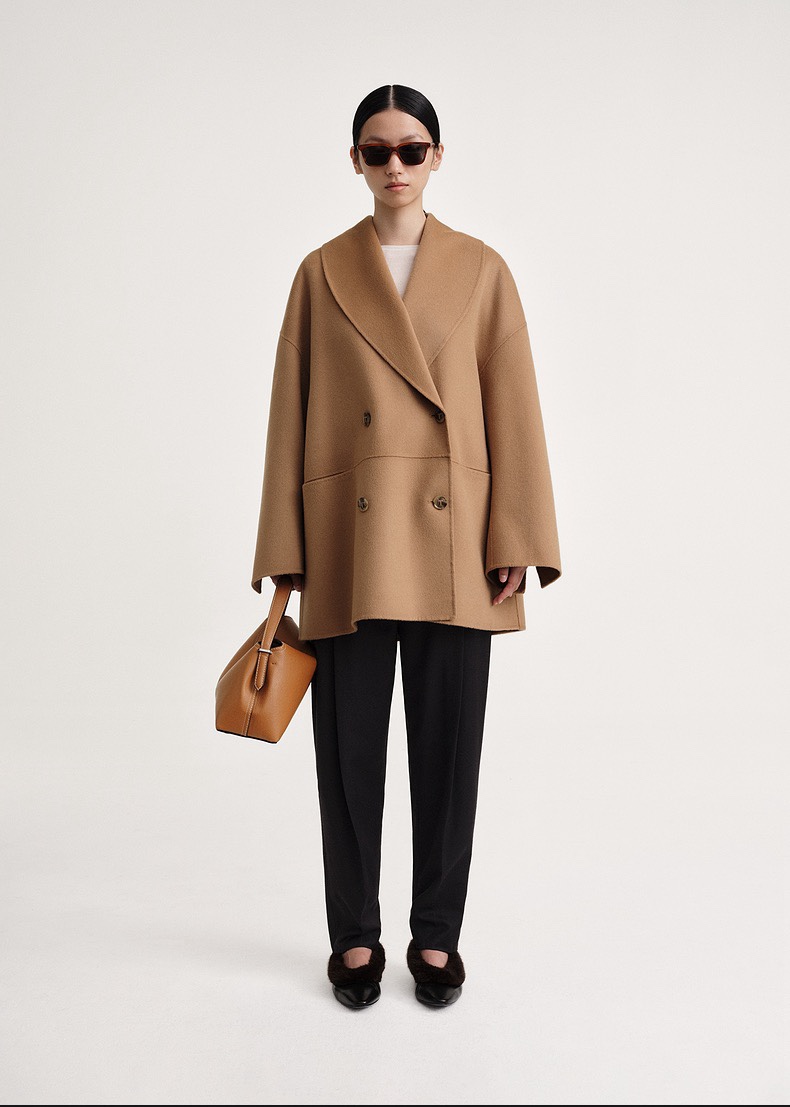 Totem Wool Double-Breasted Overcoat - Timeless Style & Cozy Warmth 2 i1725419890 2458 6