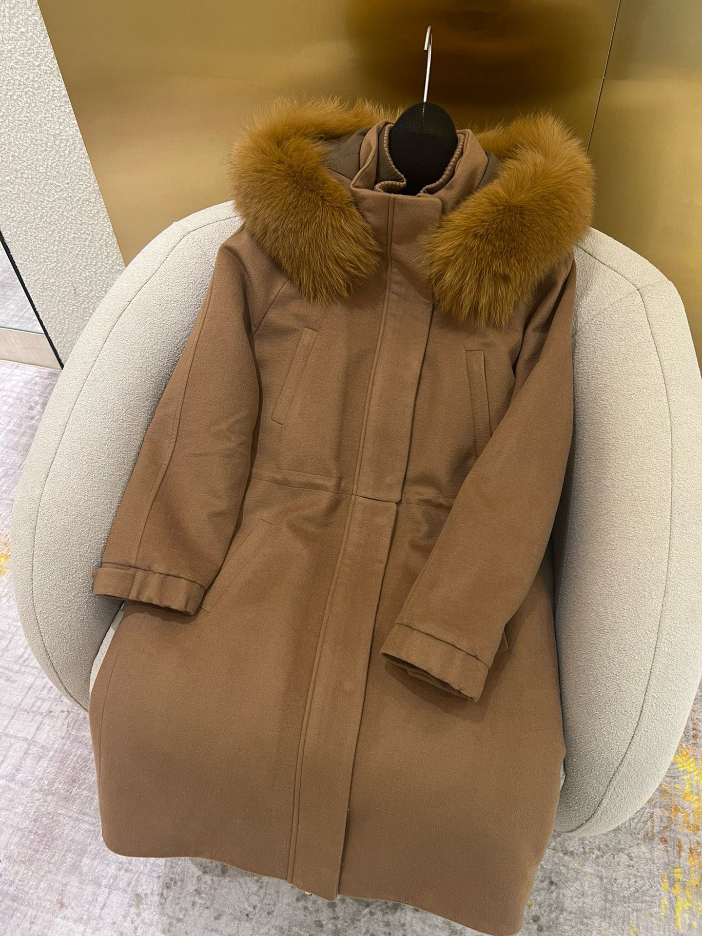 Icery Women's Ski Suit with Fox Fur Trim, Wool & Cashmere Blend 2 i1734841574 8473 6