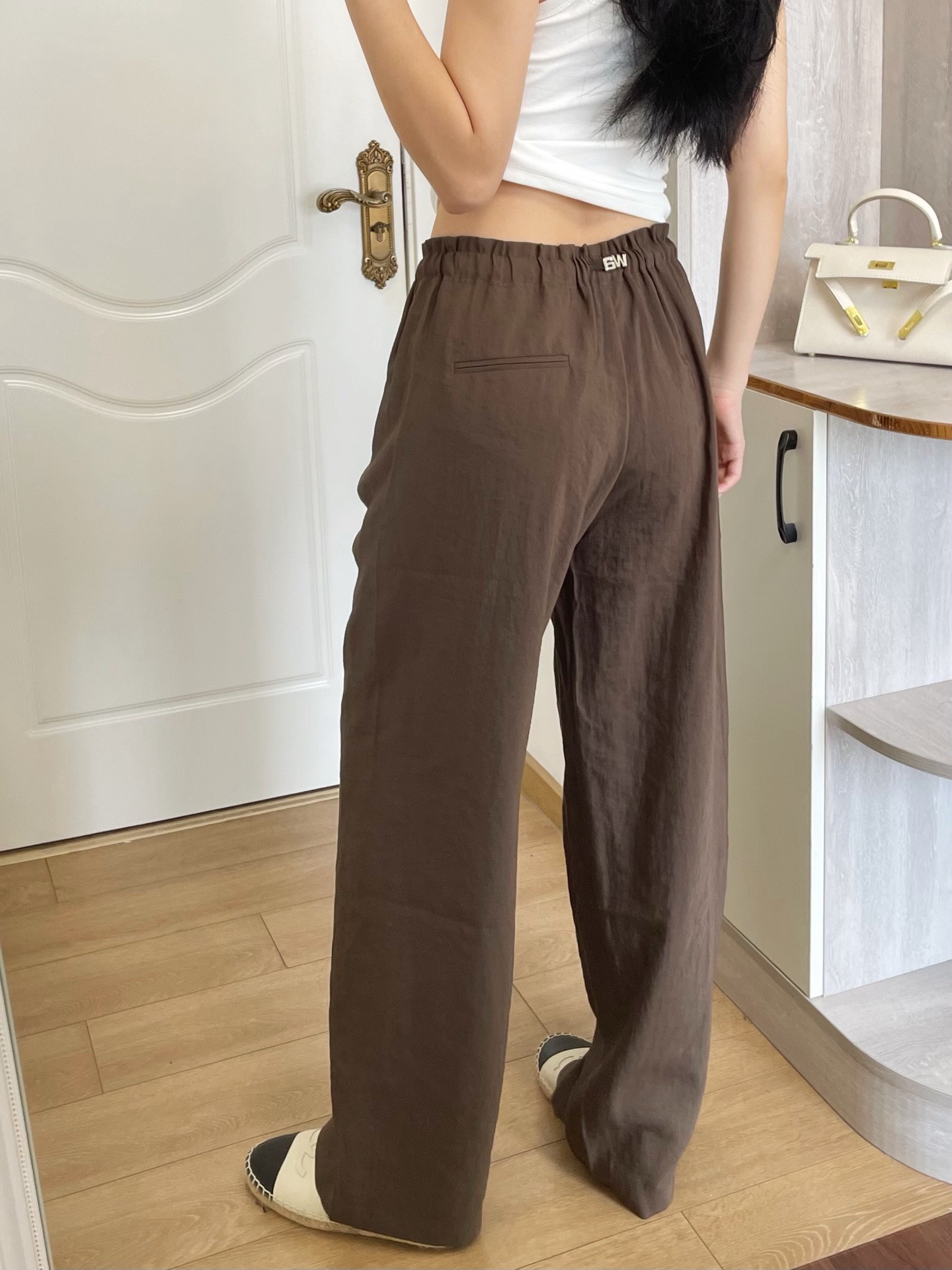 Alex* Elastic Waist Wide Leg Pants - Effortless Style & Comfortable Fit 3 i1745993851042 757 0 1