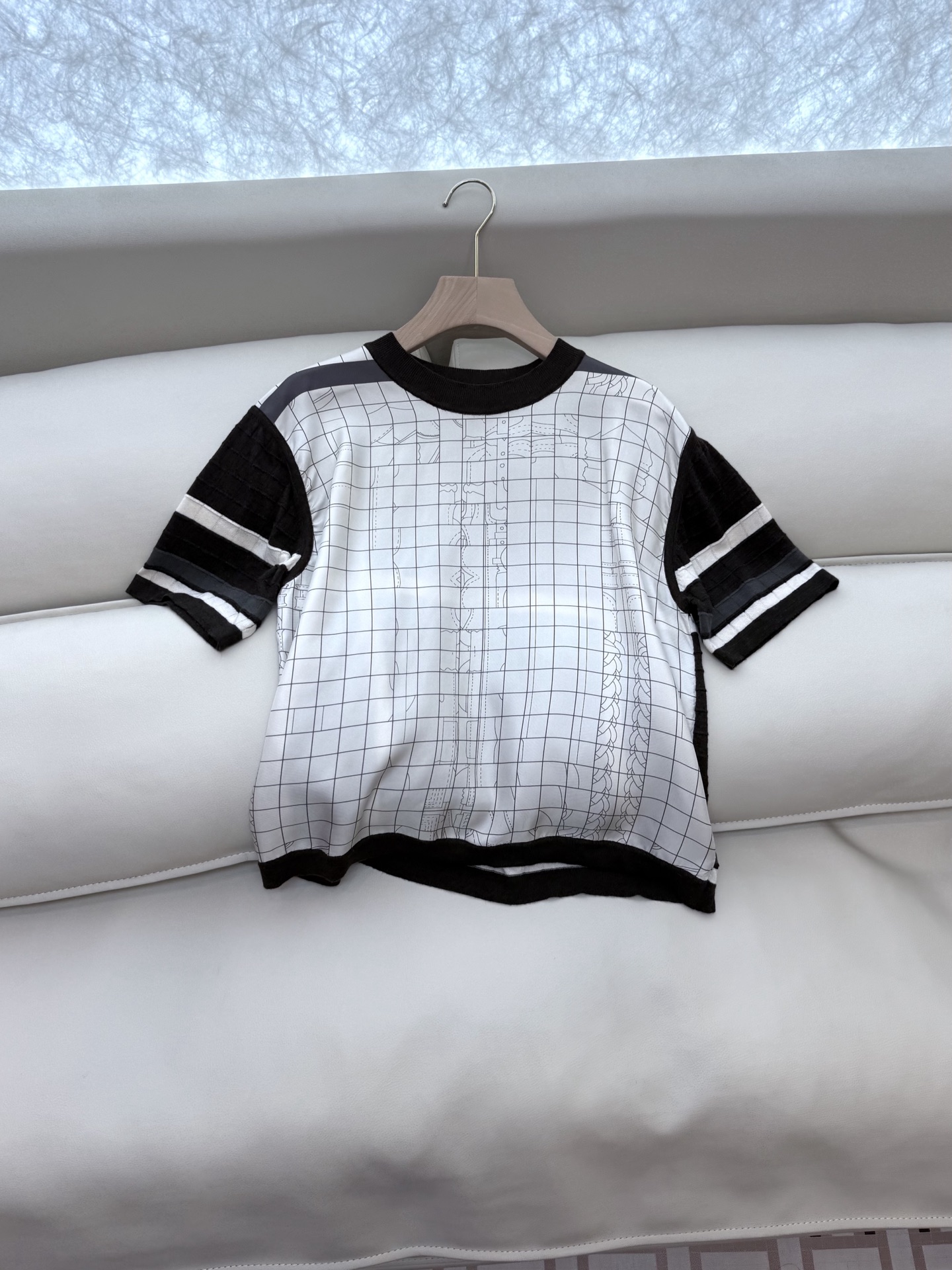 Hermes Silk and Knit Short Sleeve Top & Pants Set - 2025 Spring/Summer 6 i1747194534042 6500 0 4