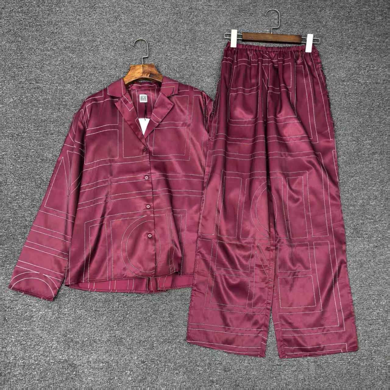 Toteme Bordeaux Embroidered Shirt & Pants Set - Chic & Comfortable 5 i1747914066305 780 0 3