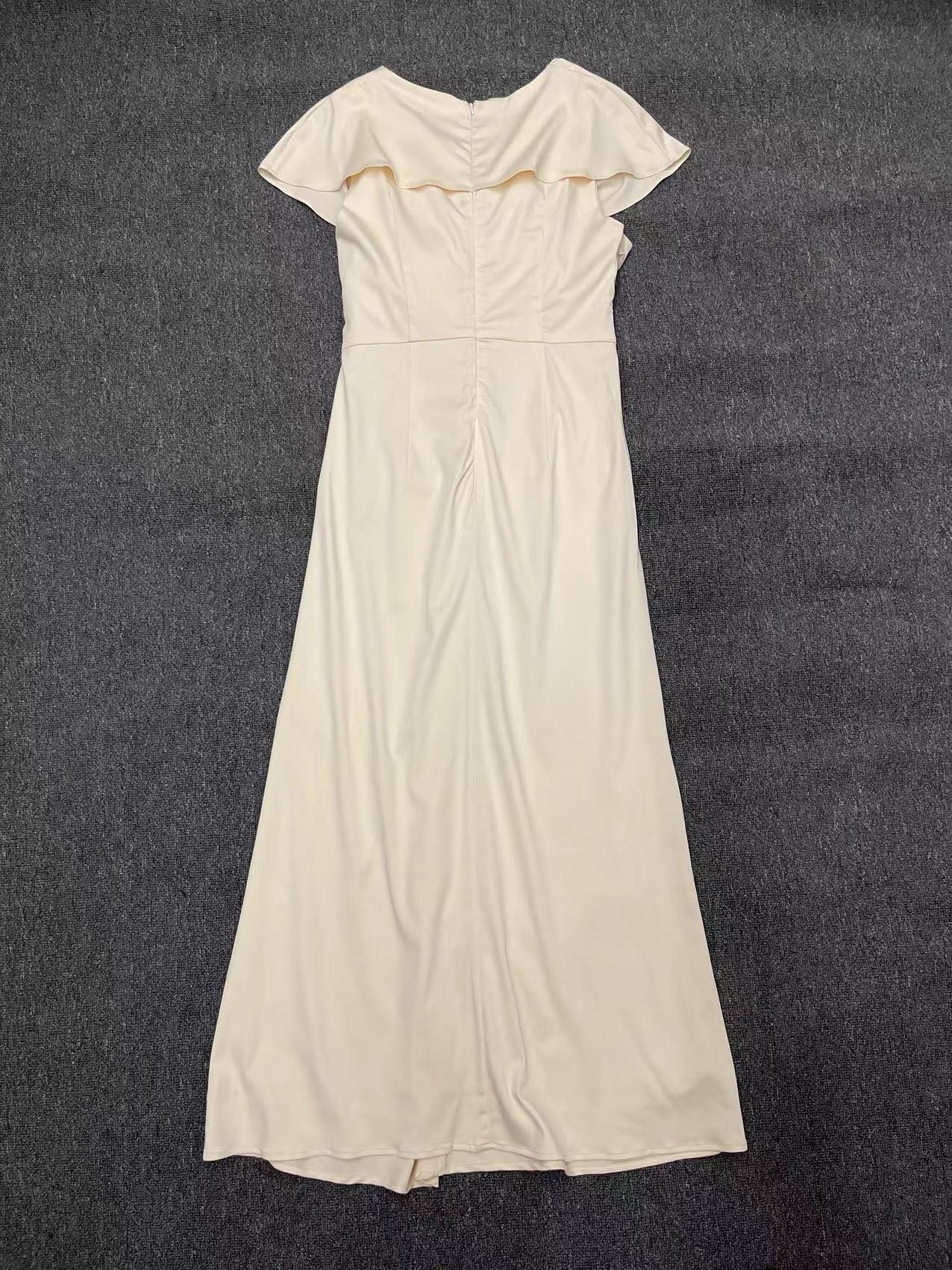 Elegant Pleated Knot Midi Dress - Chic Short Sleeve, Fitted Waist Design 9 i1749103510978 2922 0 7