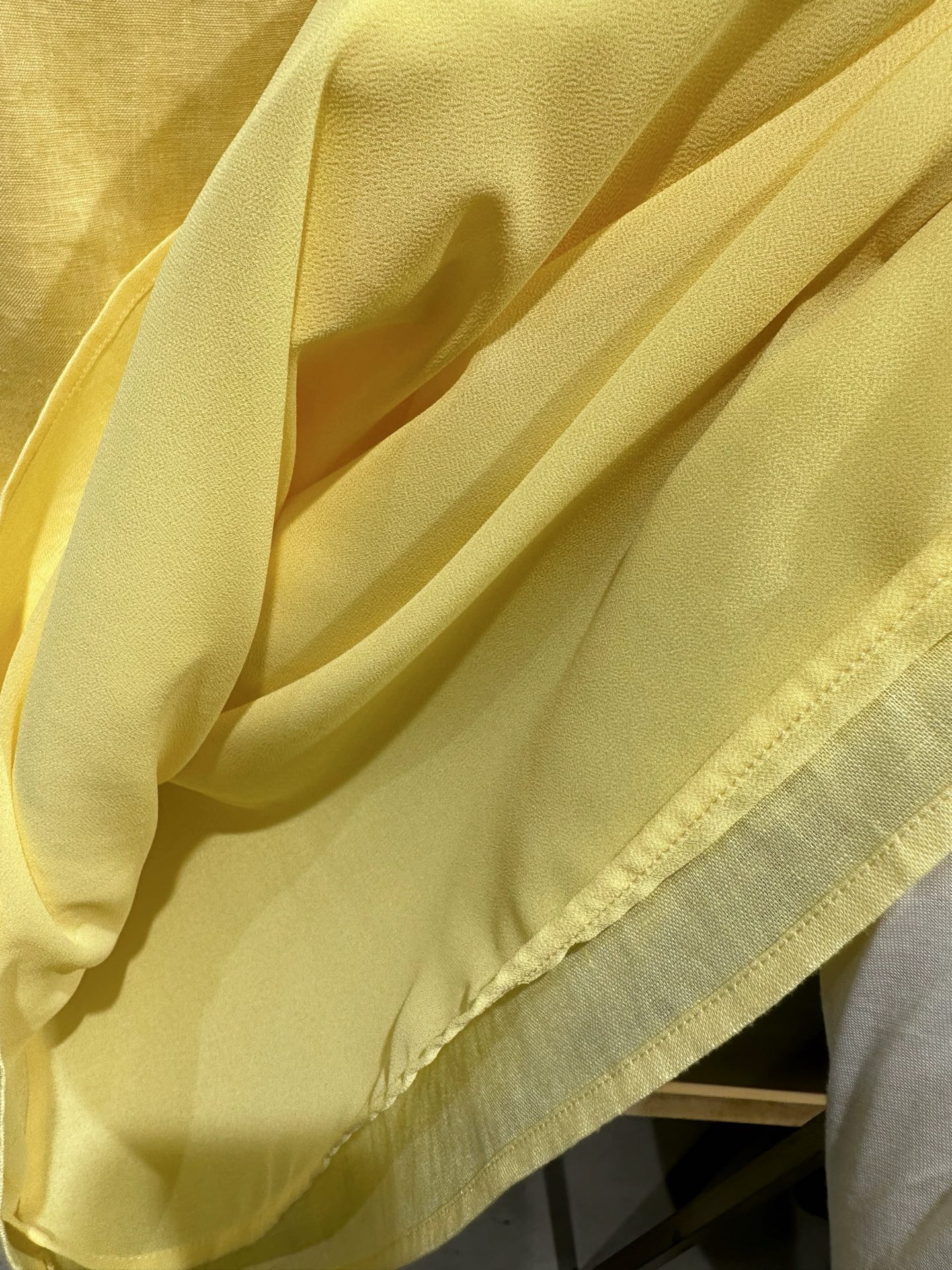 Elegant Linen Blend Mini Dress - Yellow & White, Ruffle Detail, Tie Waist 10 i1750647358499 858 0 8