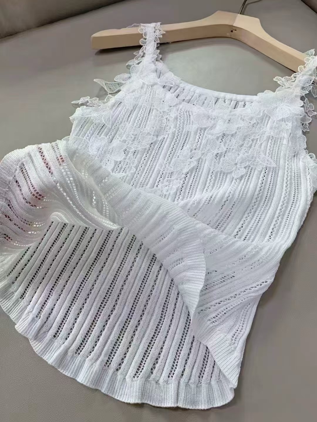 Lace Hollow Cami Top - Lightweight, Breathable, and Elegant Summer Vest 8 i1752399148881 2929 0 6