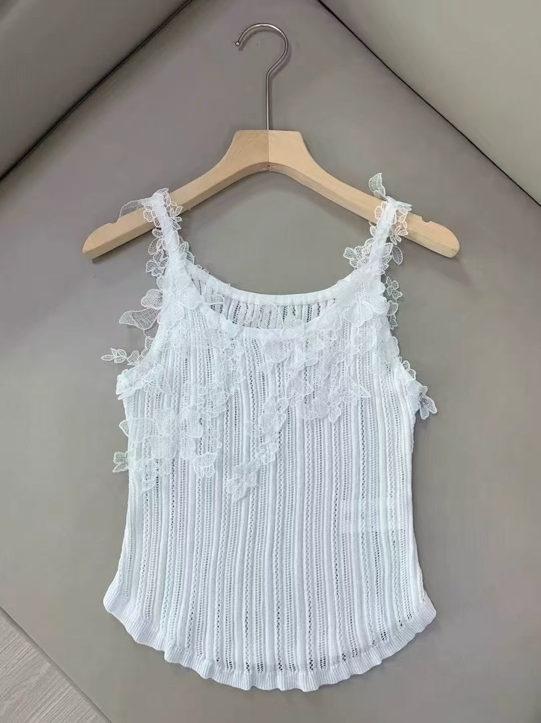 Lace Hollow Cami Top - Lightweight, Breathable, and Elegant Summer Vest 5 i1752399149858 419 0 3