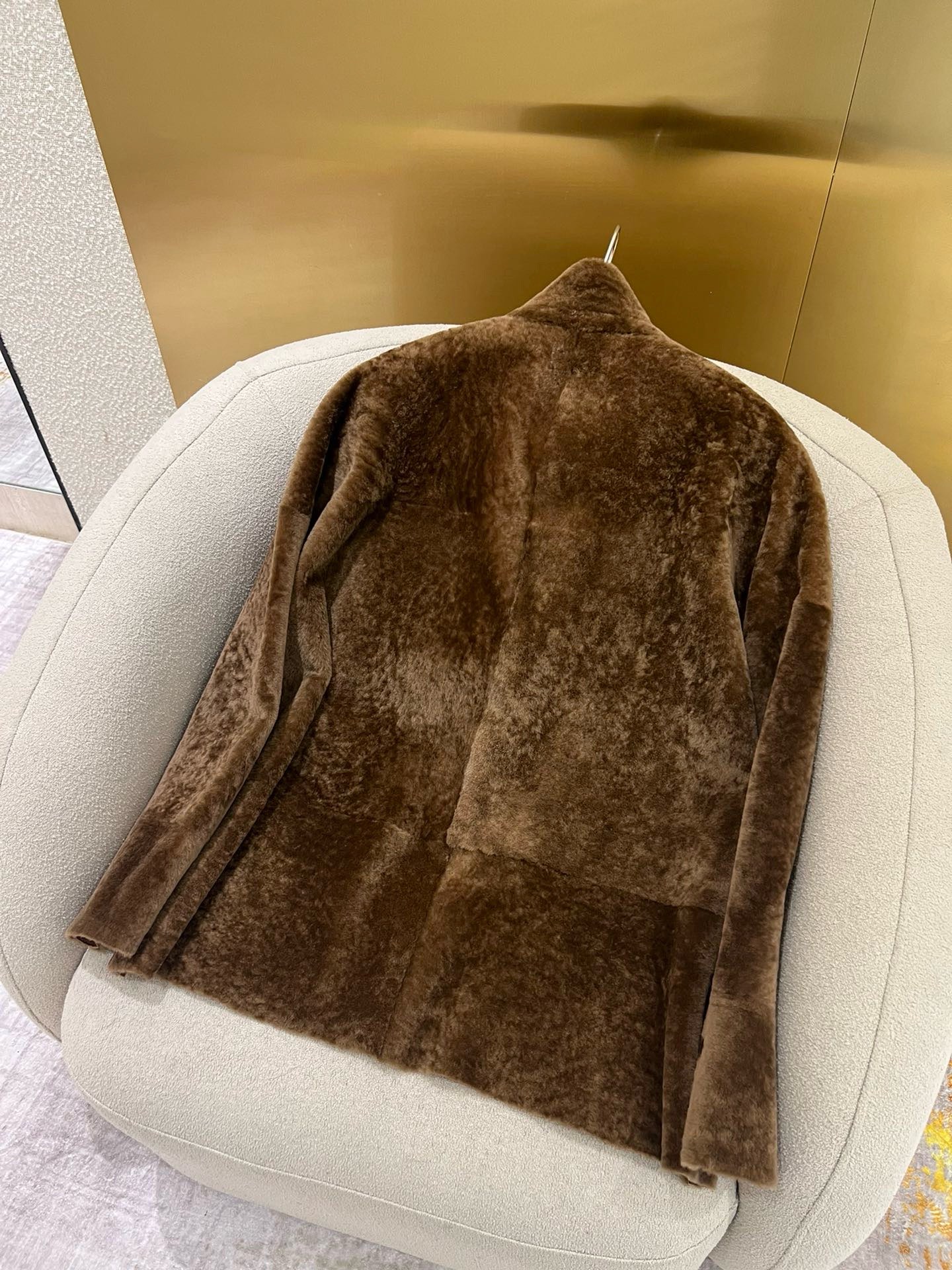 Reversible Shearling Leather Jacket, Spanish Lambskin, Crocodile Embossed Lining 6 i1755913432028 5501 0 4