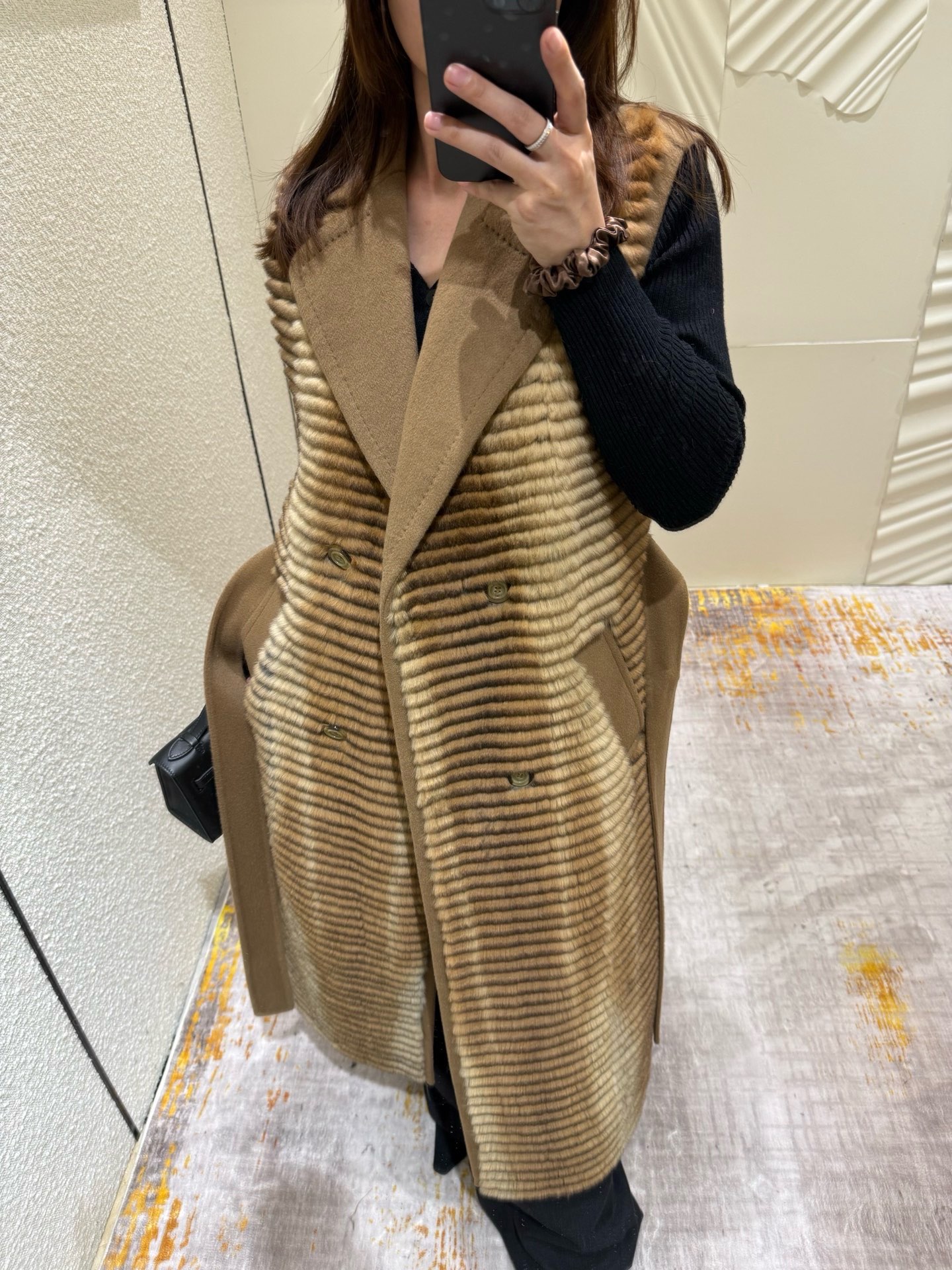 Elegant Long Vest with Cashmere and Wool Blend - Sophisticated Design 4 i1760932015713 1762 0 2