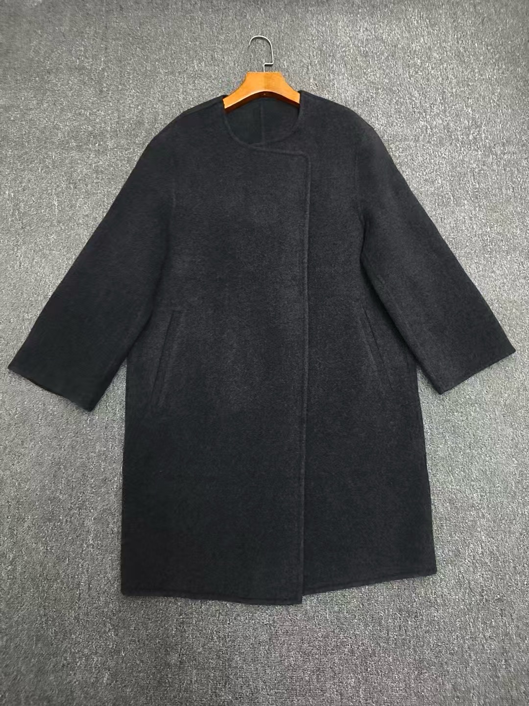 Toteme Straight-Fit Drop Shoulder Collarless Coat - Original Fabric, Sizes Available 6 i1761545361113 3816 0 4