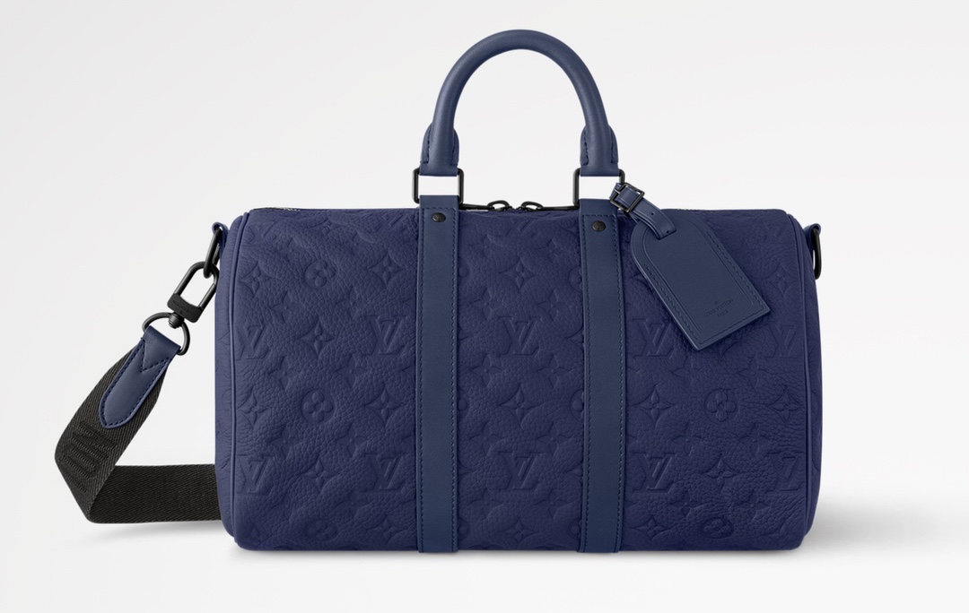 Louis Vuitton LV Keepall Bolsos de mano Azul oscuro m11691