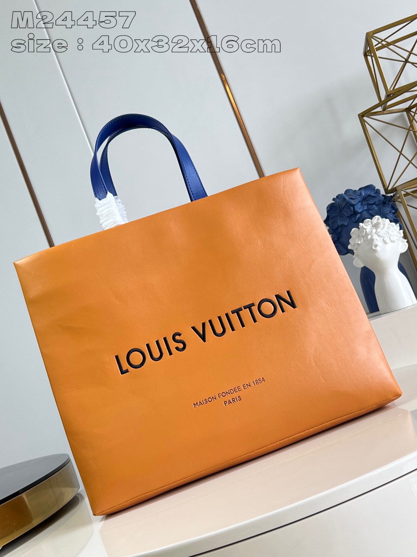 Louis Vuitton Bolsos de mano Bolsos de Tote Amarillo Cuero de vaca M24457