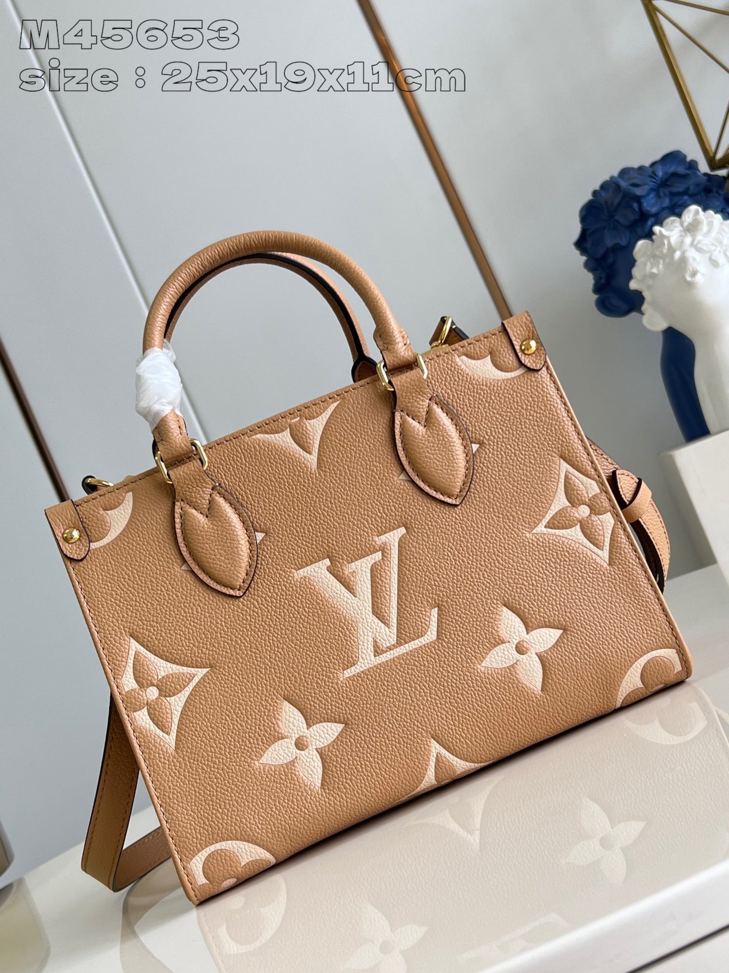 Louis Vuitton LV Onthego Bolsos de mano Bolsos de Tote Réplica en línea
 Amarillo Empreinte​ Mini M45653