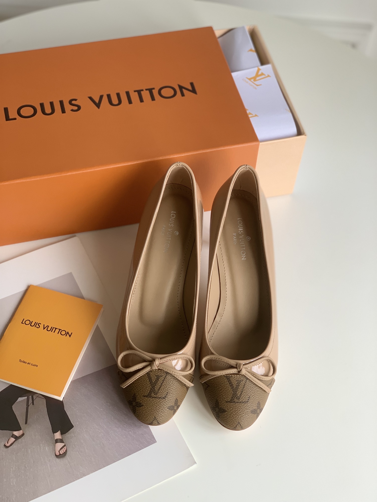 Louis Vuitton Shoes Sandals Genuine Leather Patent Sheepskin