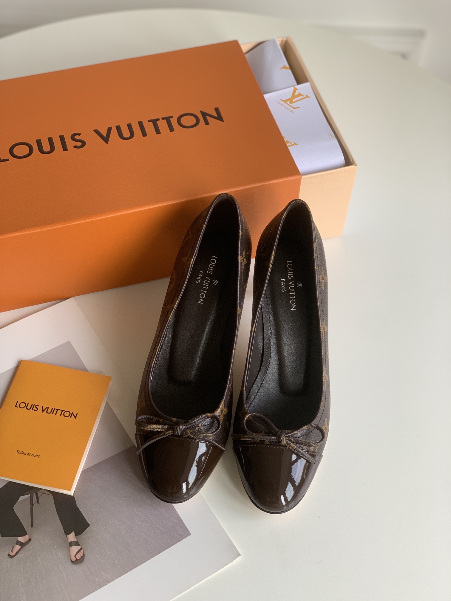 Louis Vuitton Shoes Sandals Genuine Leather Patent Sheepskin