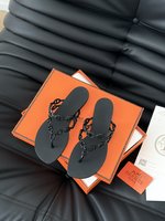 Hermes Shoes Slippers PVC