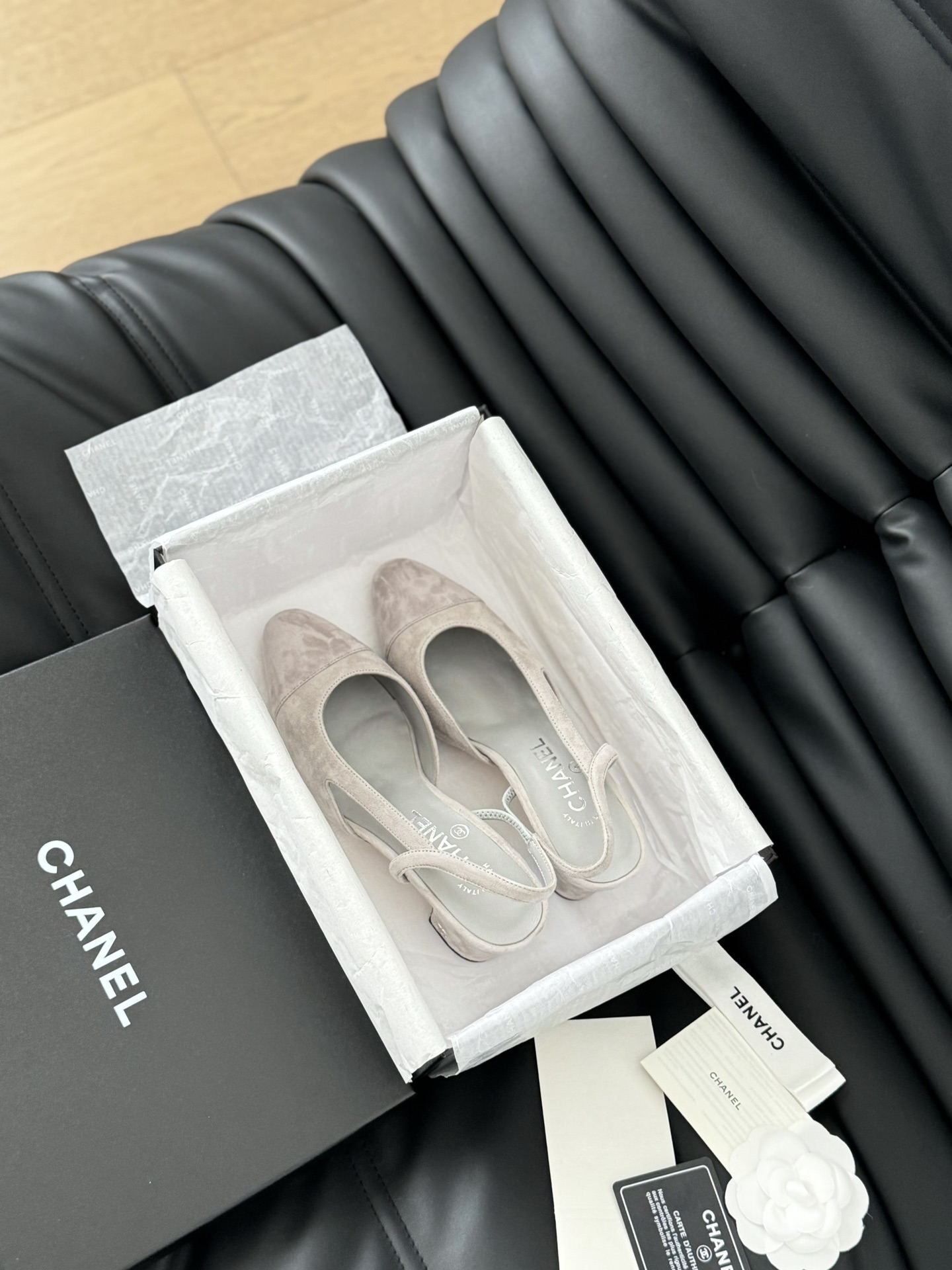 Chanel Schuhe Sandalen Rindsleder Schaffell