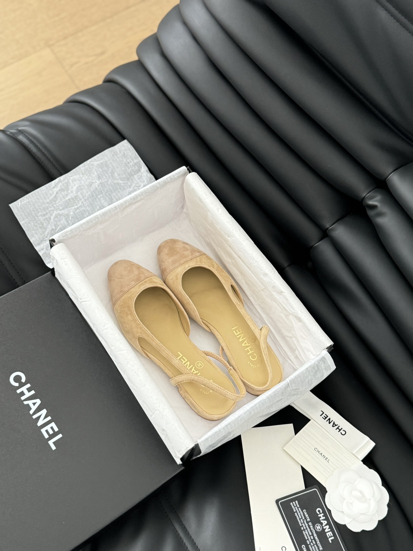 Chanel Spitze
 Schuhe Sandalen Rindsleder Schaffell