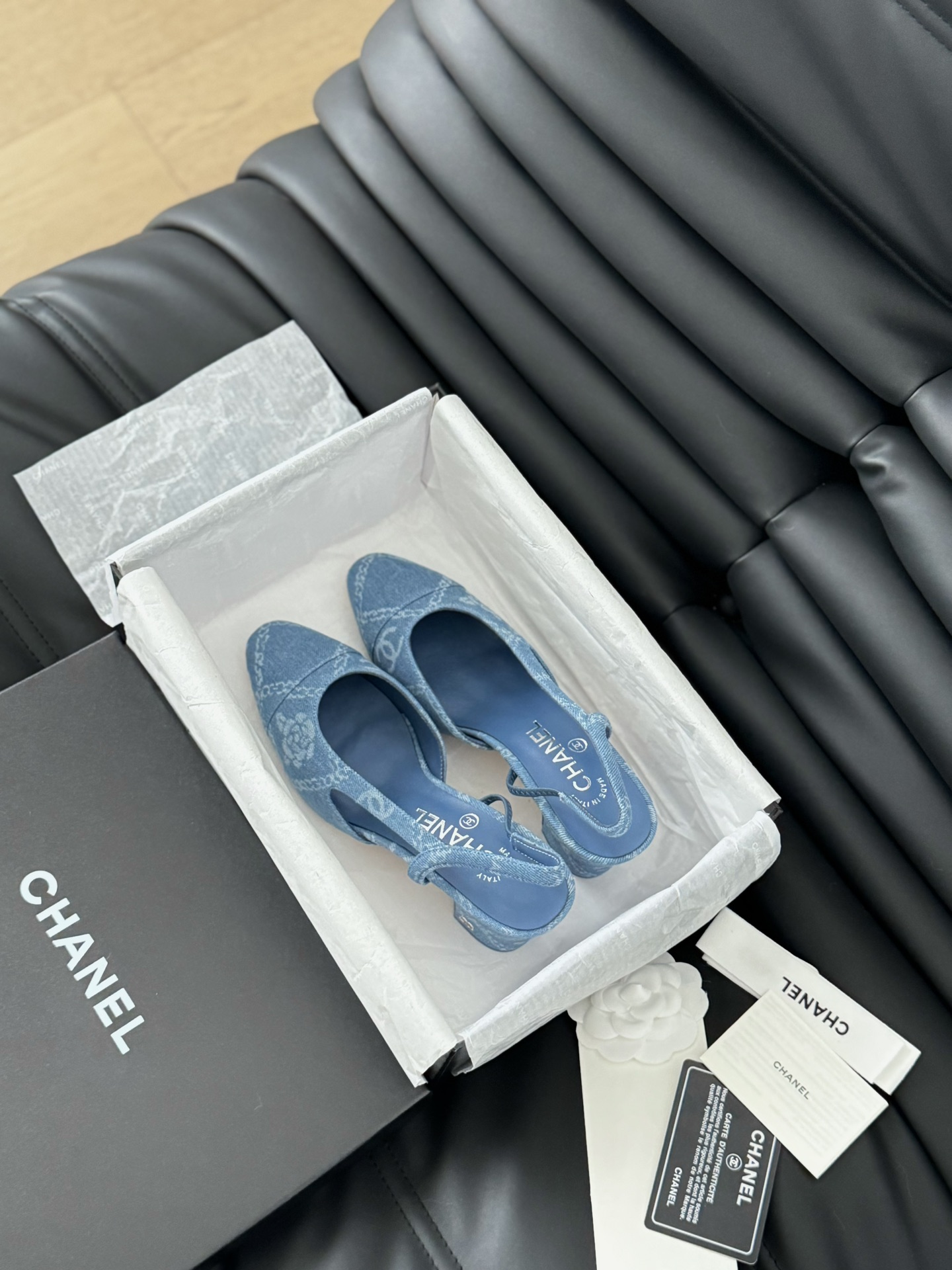 Chanel Schuhe Sandalen Rindsleder Schaffell