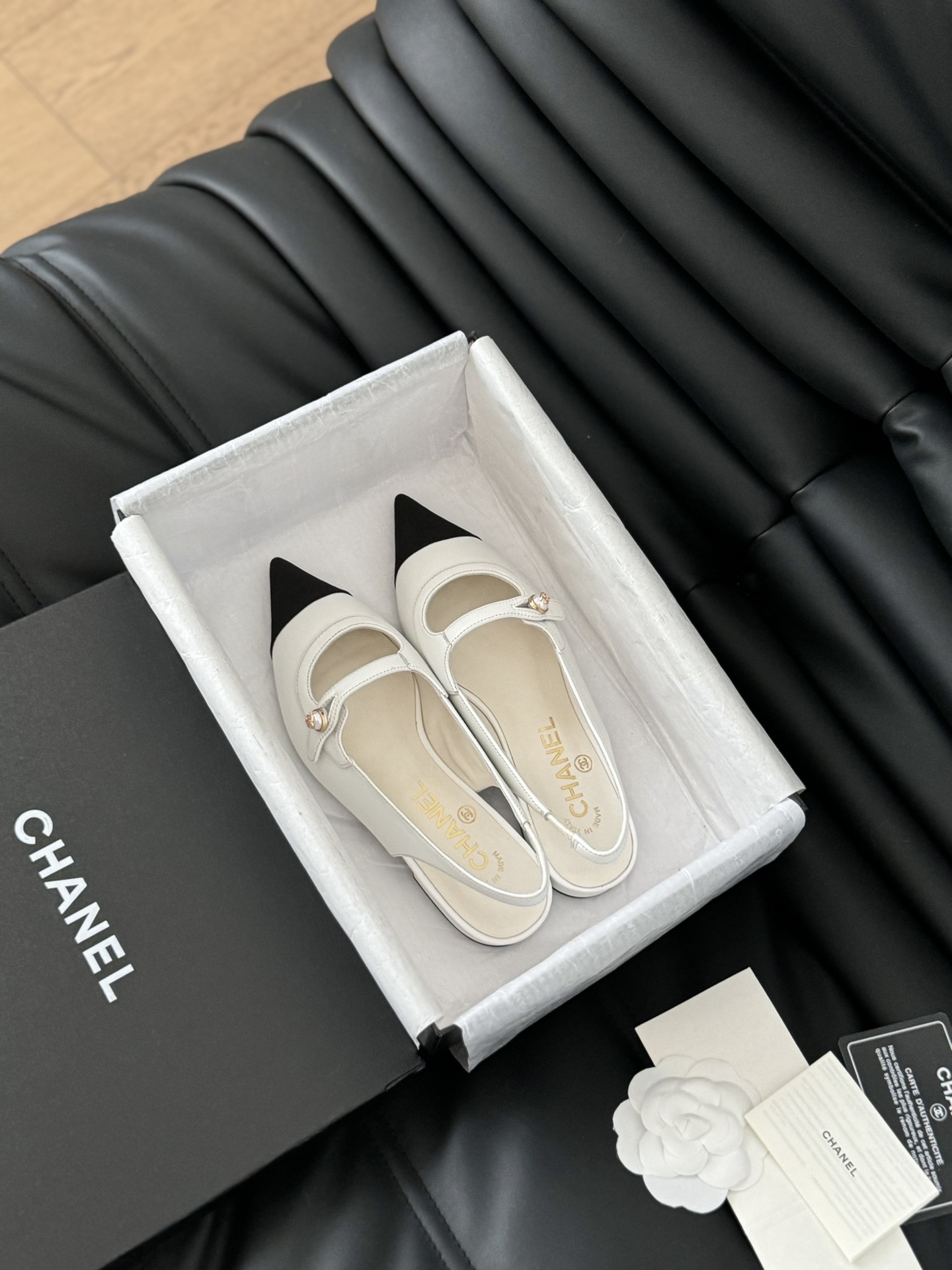 Chanel Zapatos Calzado monocapa Cuero de vaca Dermis Piel oveja